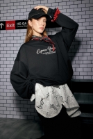 Embroidered Sweatshirt Black 