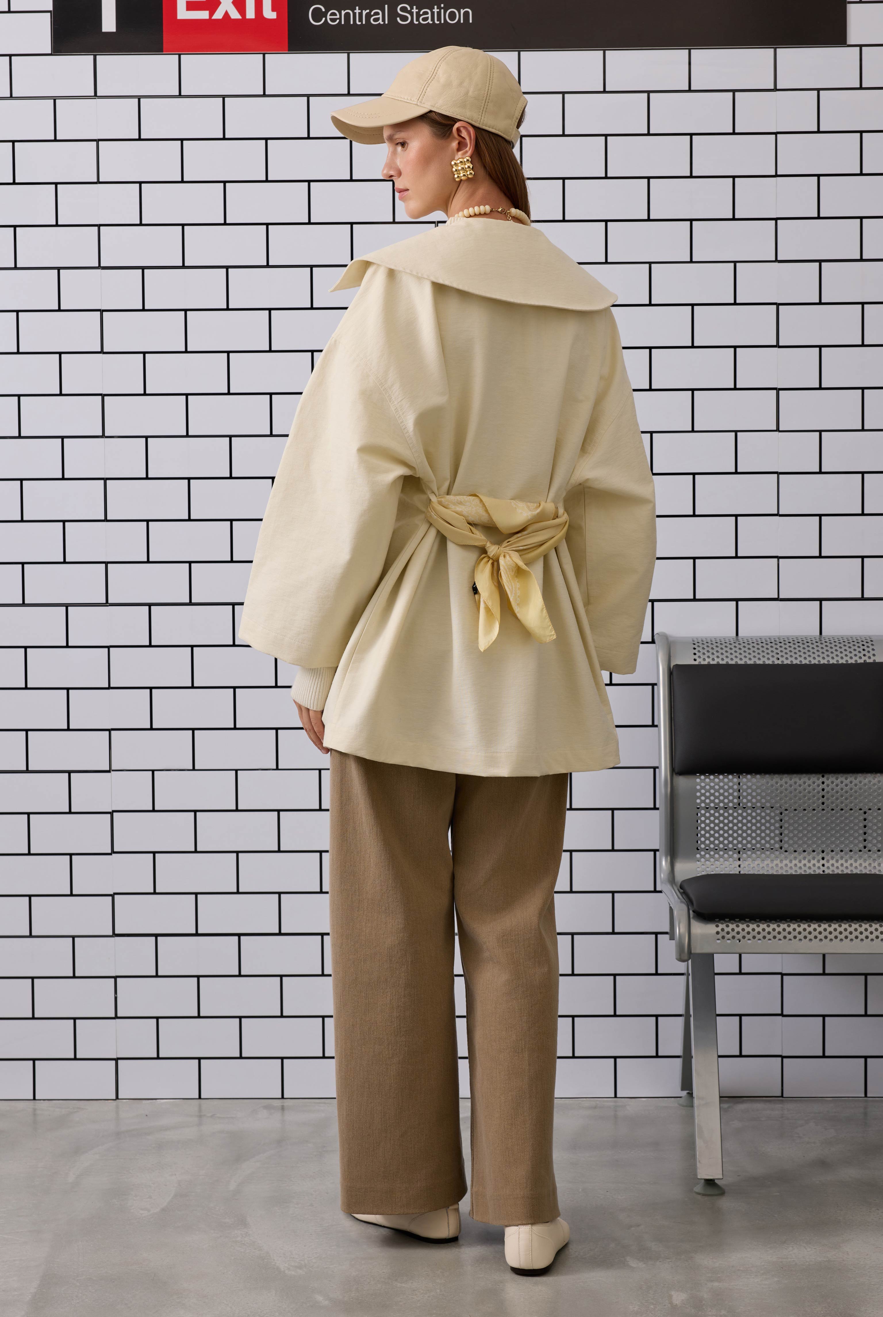 Kimono Ceket Kemik - 5