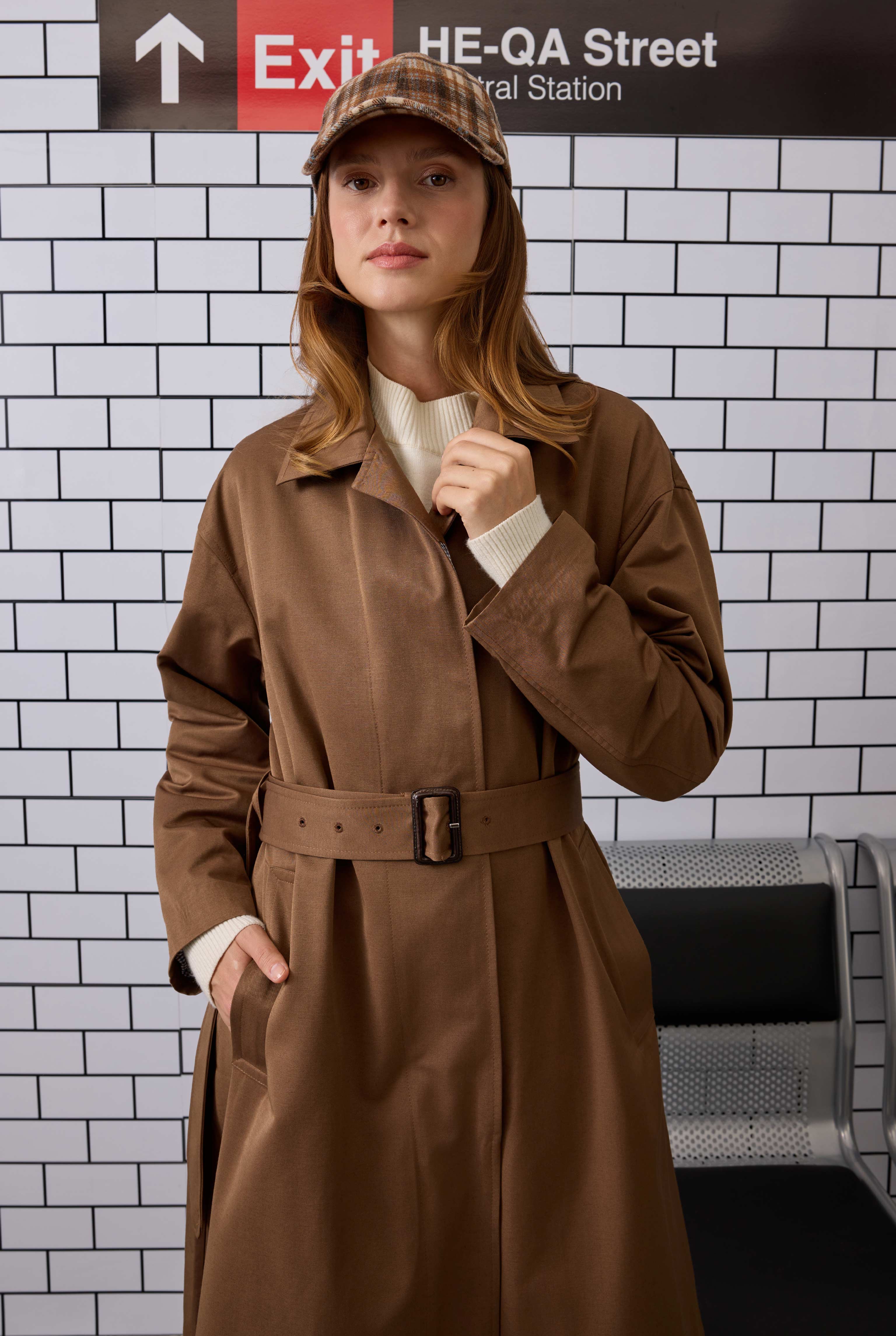 Minimal Trenchcoat Brown - 6