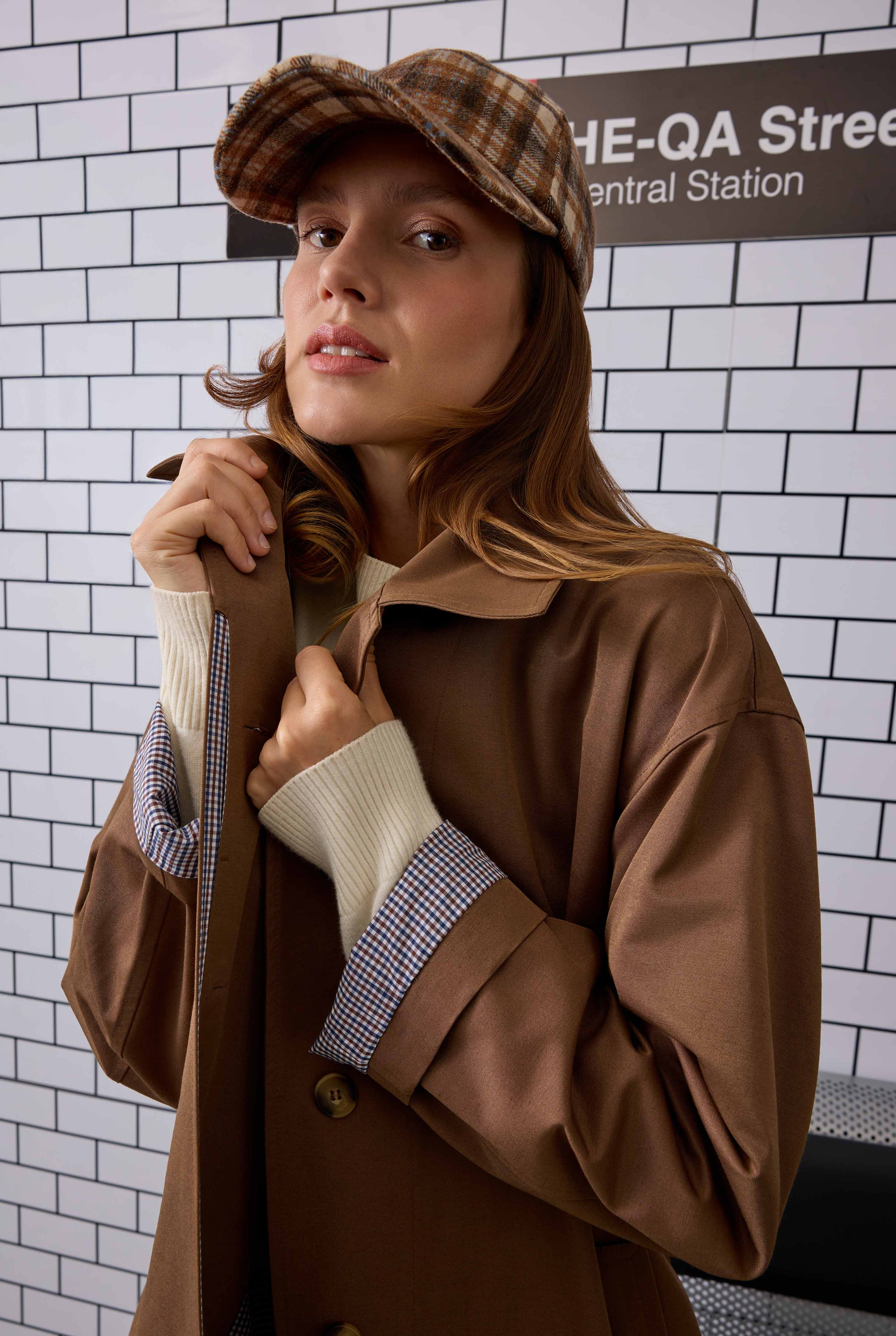 Minimal Trenchcoat Brown - 7