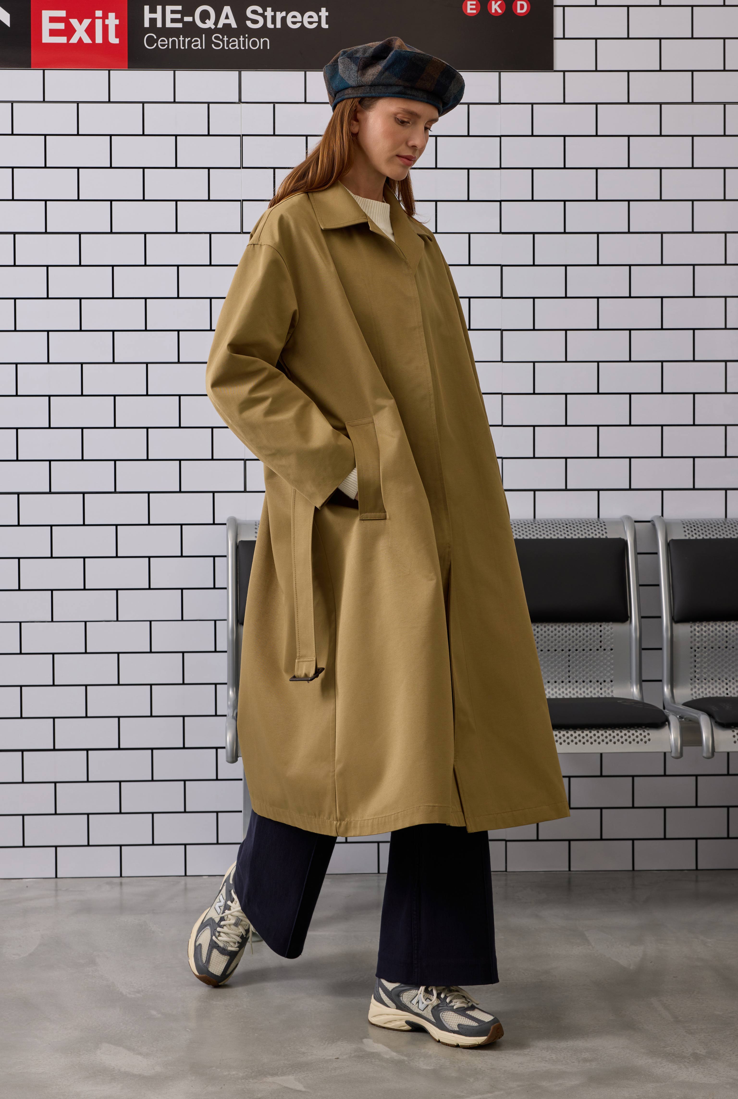 Minimal Trenchcoat Olive - 7
