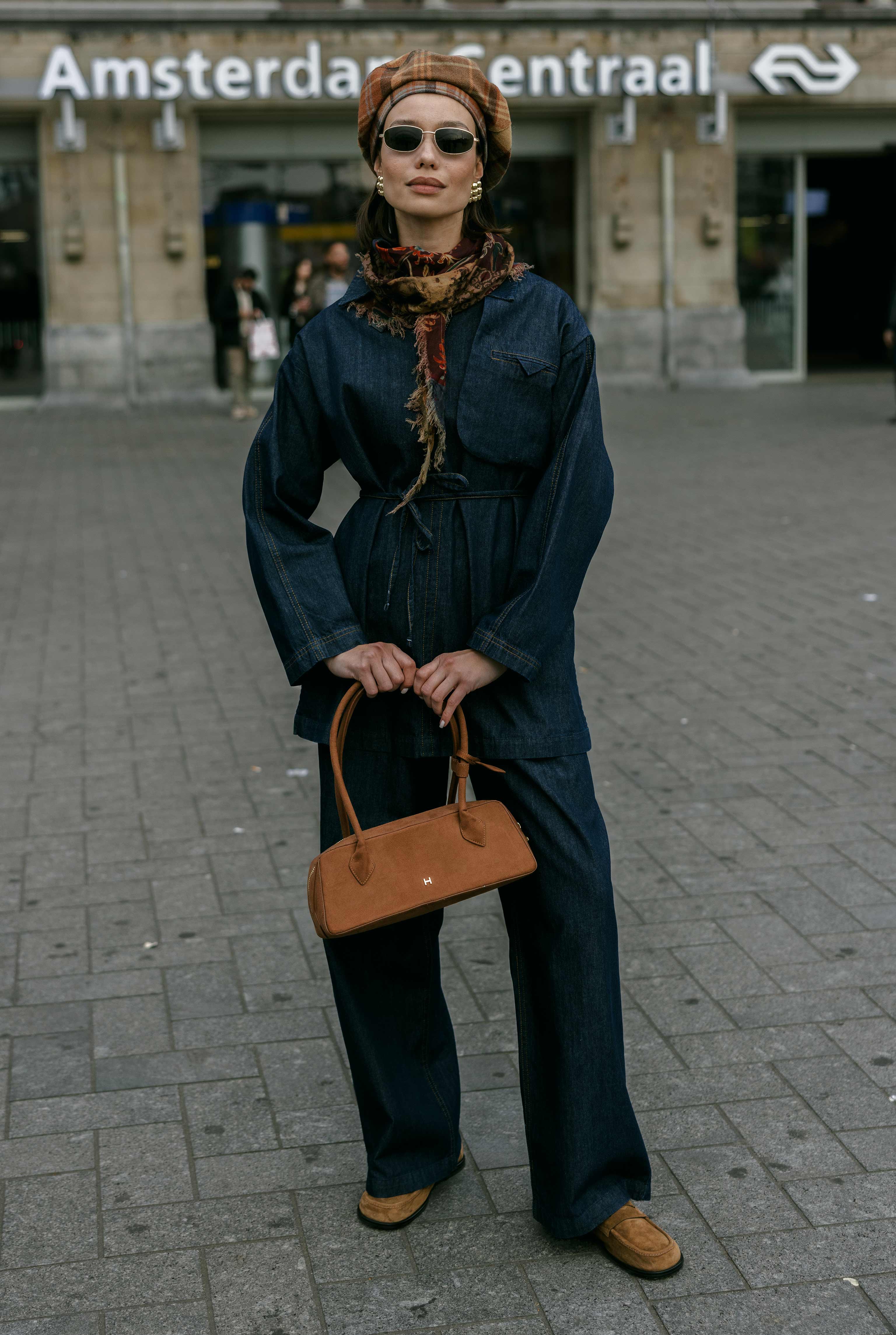 Pocket Detailed Denim Tunic Blue - 6