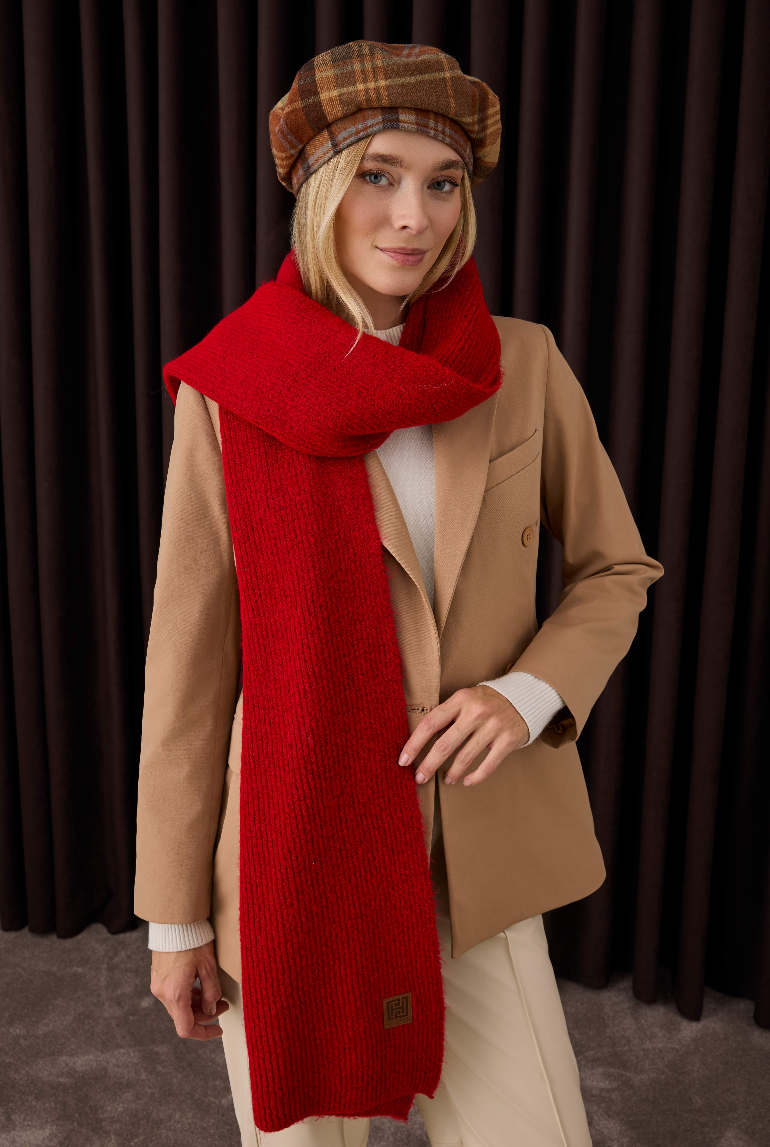 Waist-cinching Jacket Camel - 4