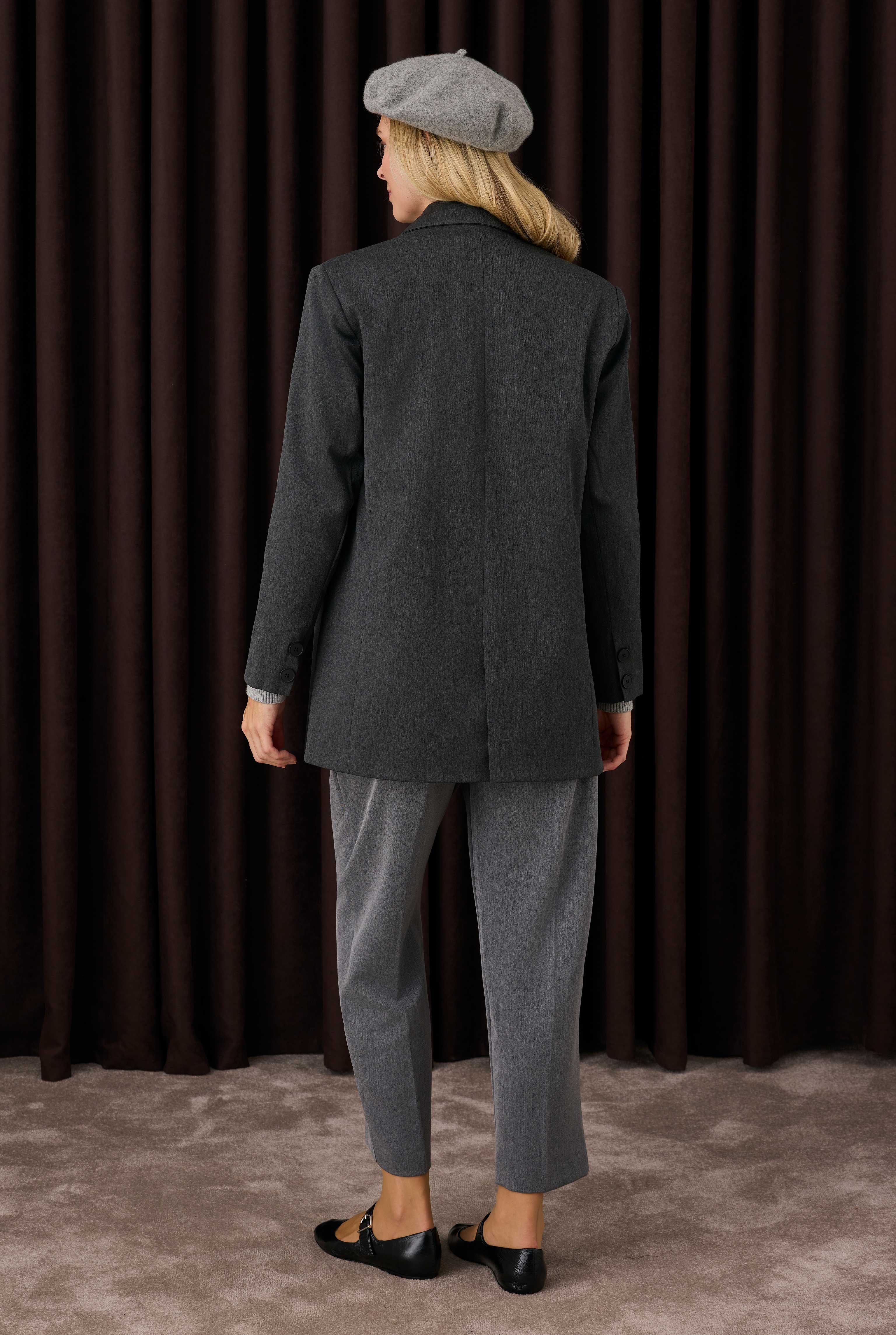 Classic Blazer Jacket Anthracite - 5