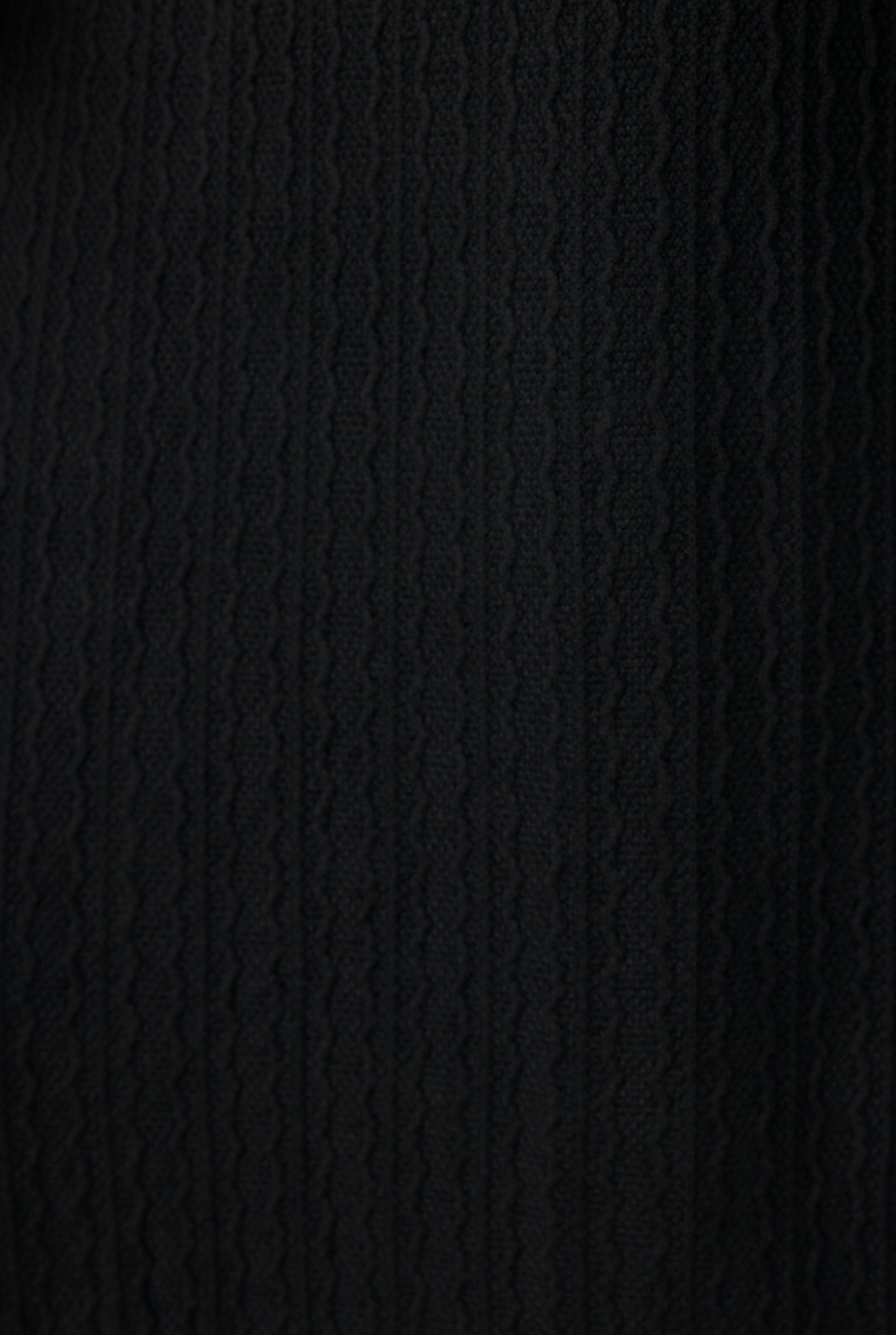 Textured Knitwear Skirt Black - 5