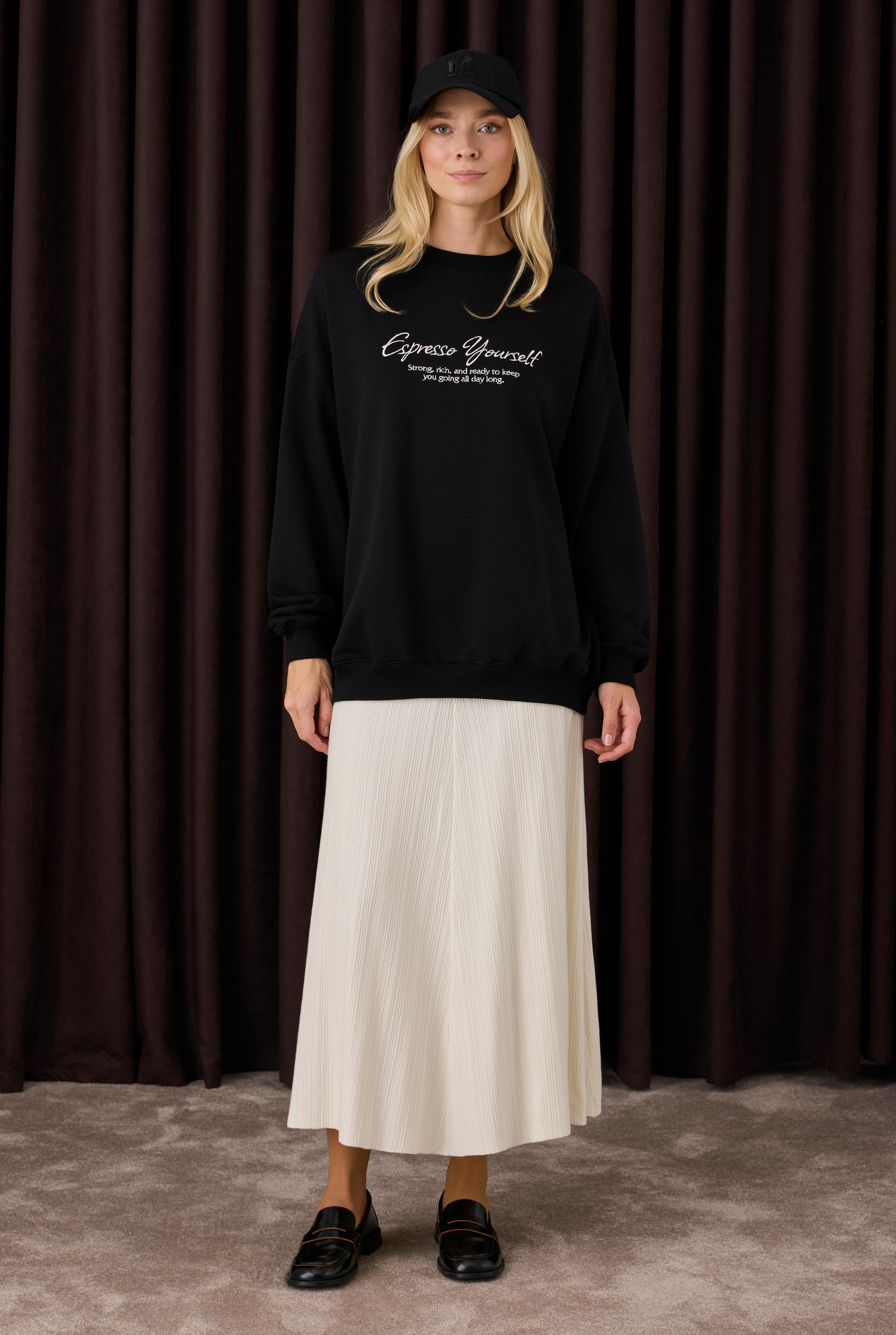 Rove Knitwear Skirt Ecru - 2
