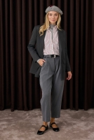 Tapered Trousers Anthracite 