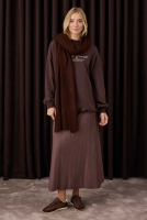 Rove Knitwear Skirt Brown 