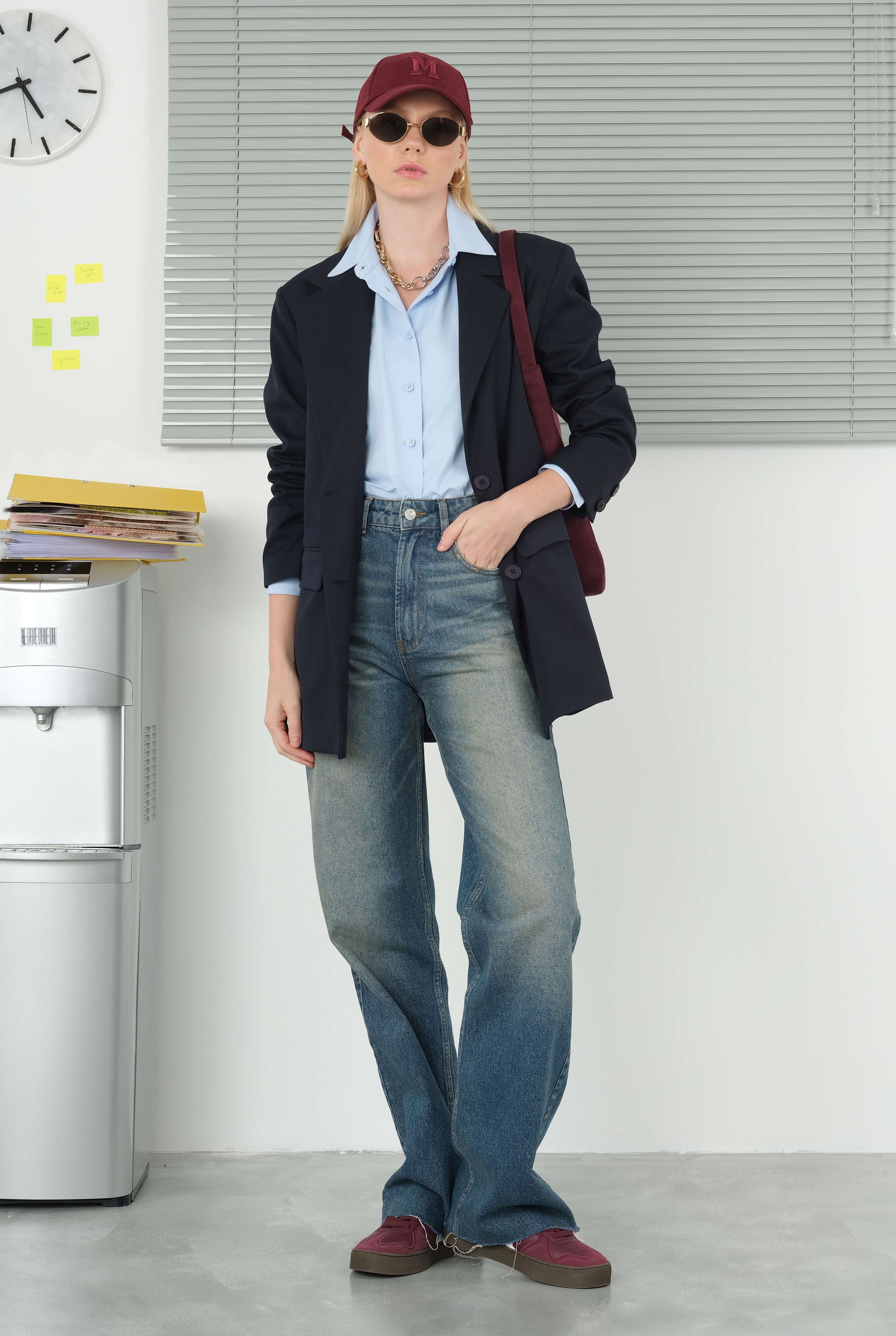 Classic Blazer Jacket Dark Navy Blue - 7