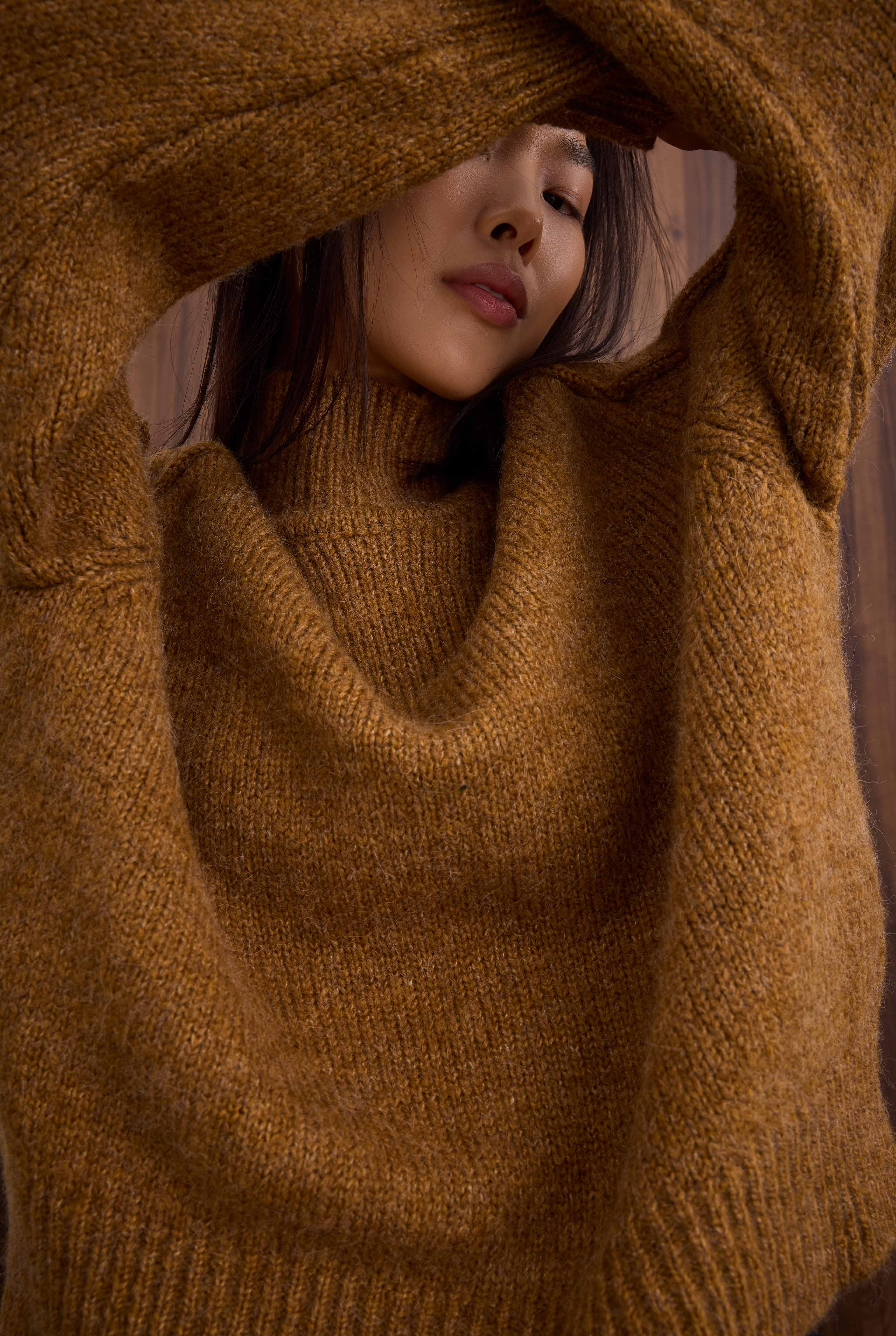 Alpaca Sweater Mustard - 3