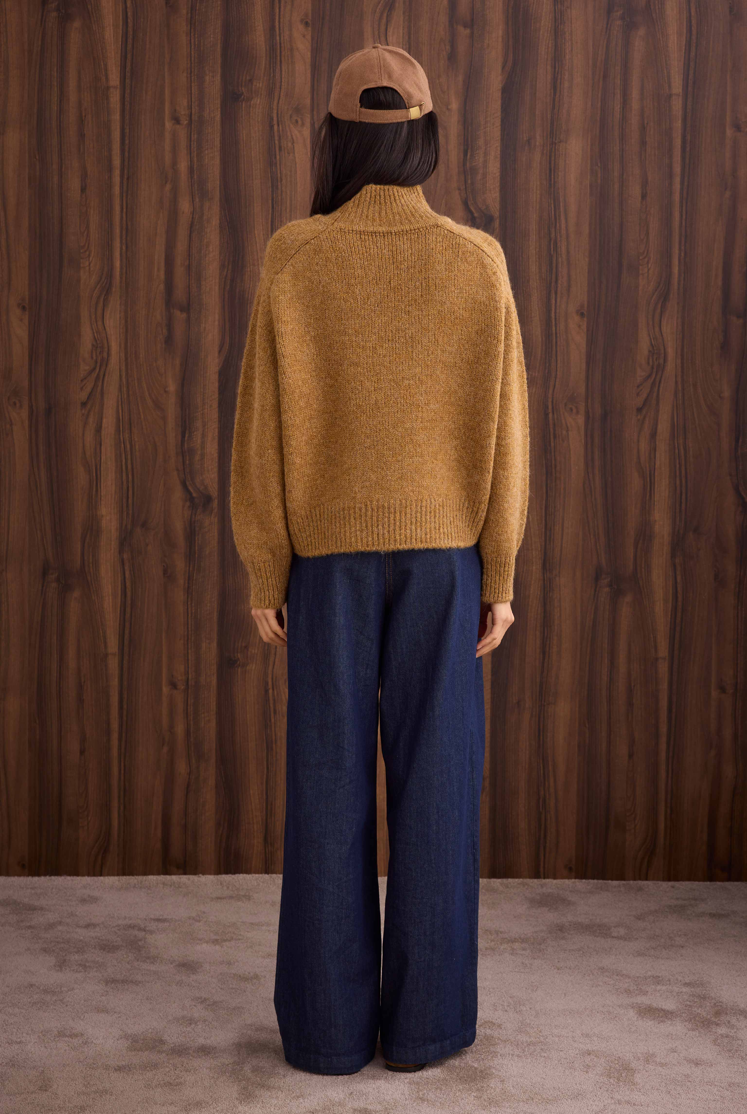Alpaca Sweater Mustard - 5