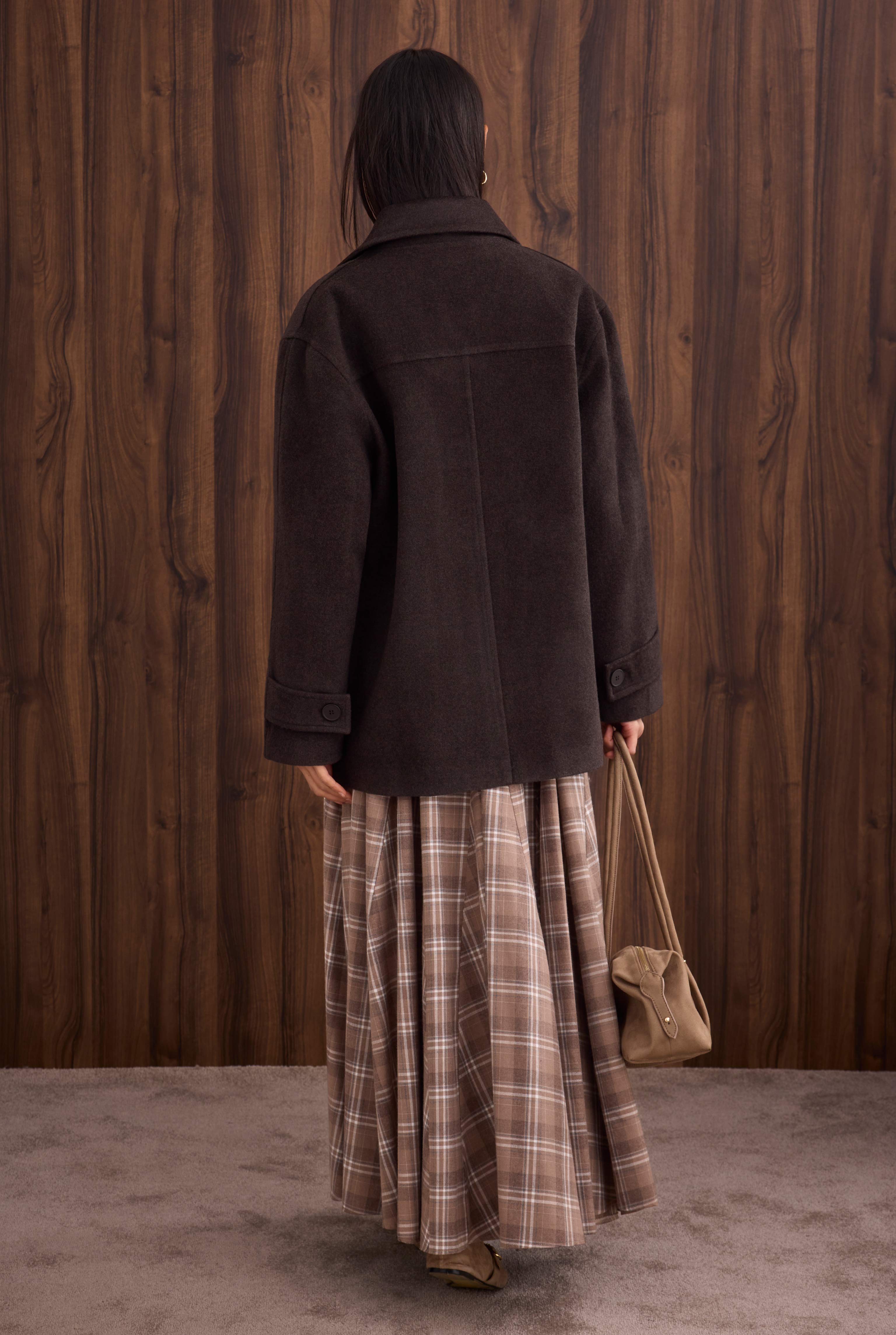 Basic Coat Dark Brown - 4
