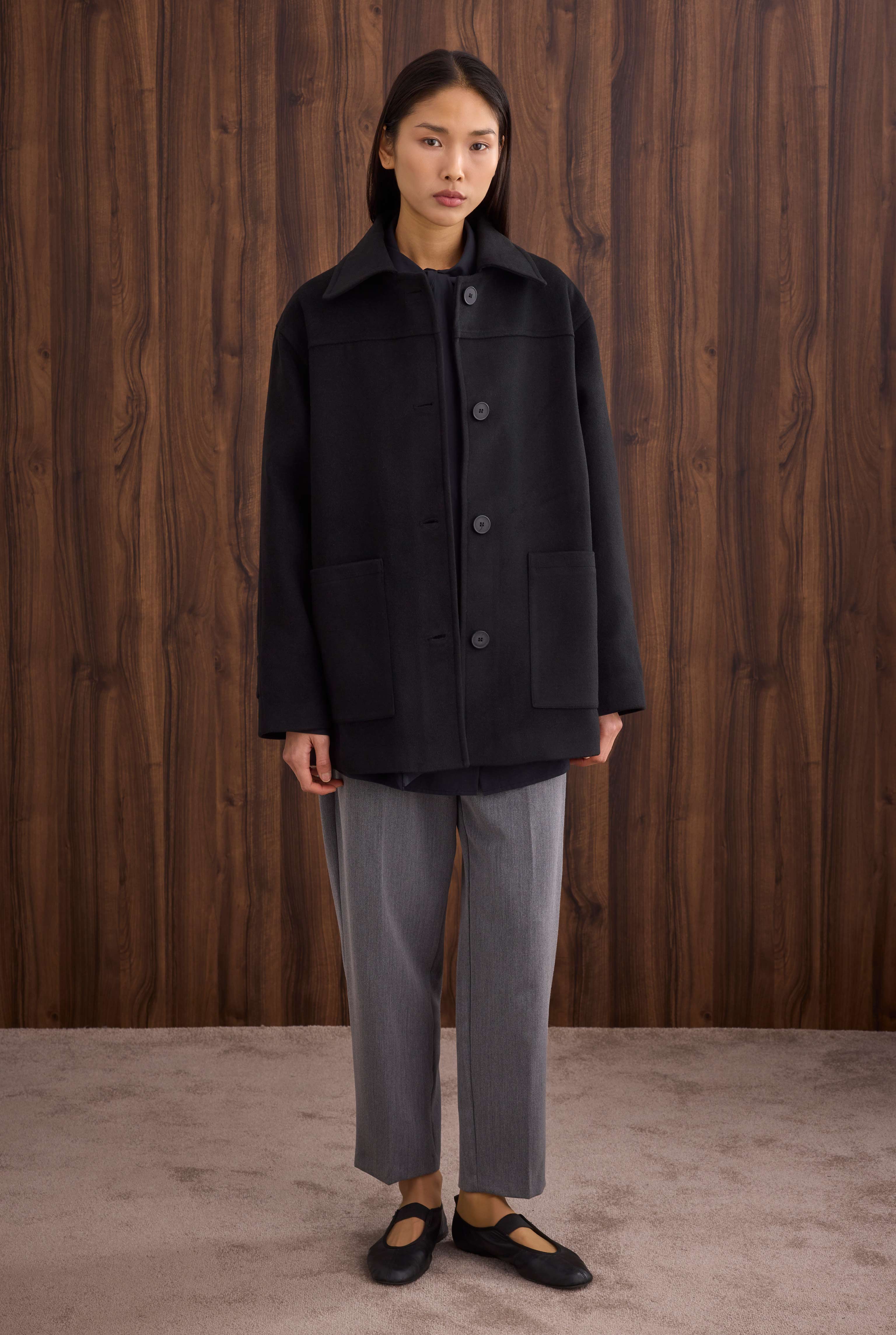 Basic Coat Black - 3