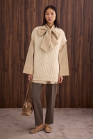 Crewneck Sweater Vest Bone 