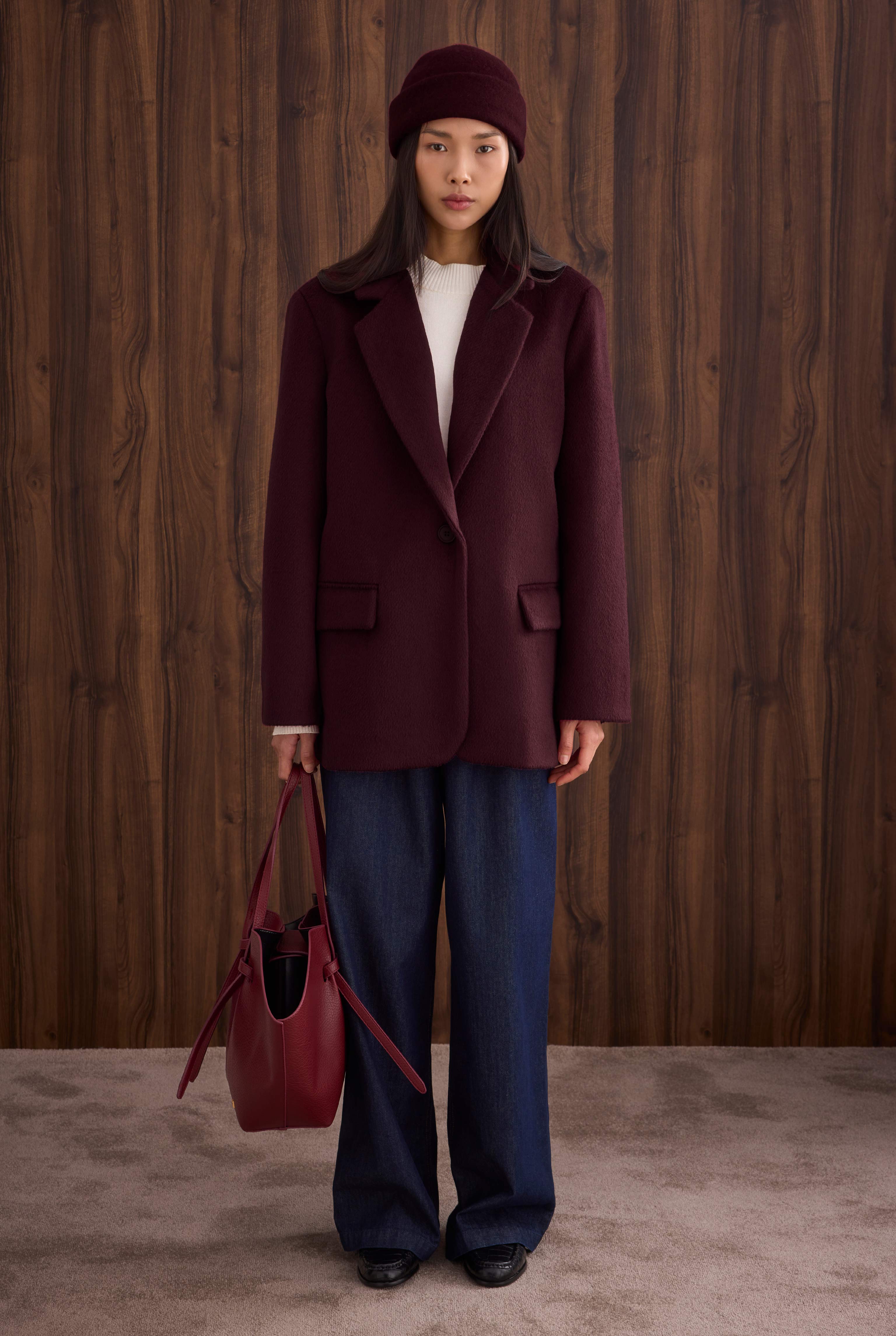 Blazer Kaban Bordo - 1