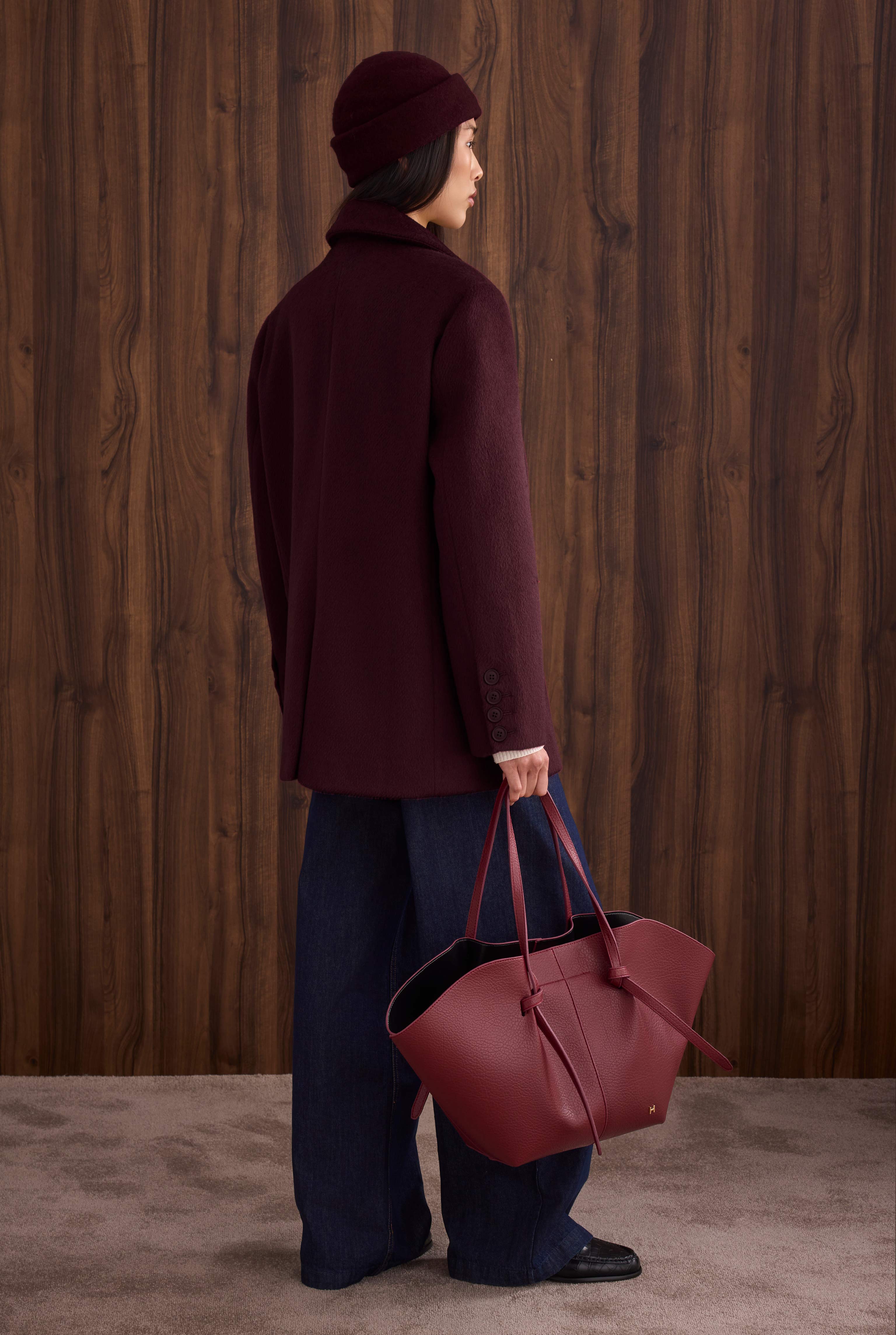 Blazer Kaban Bordo - 3