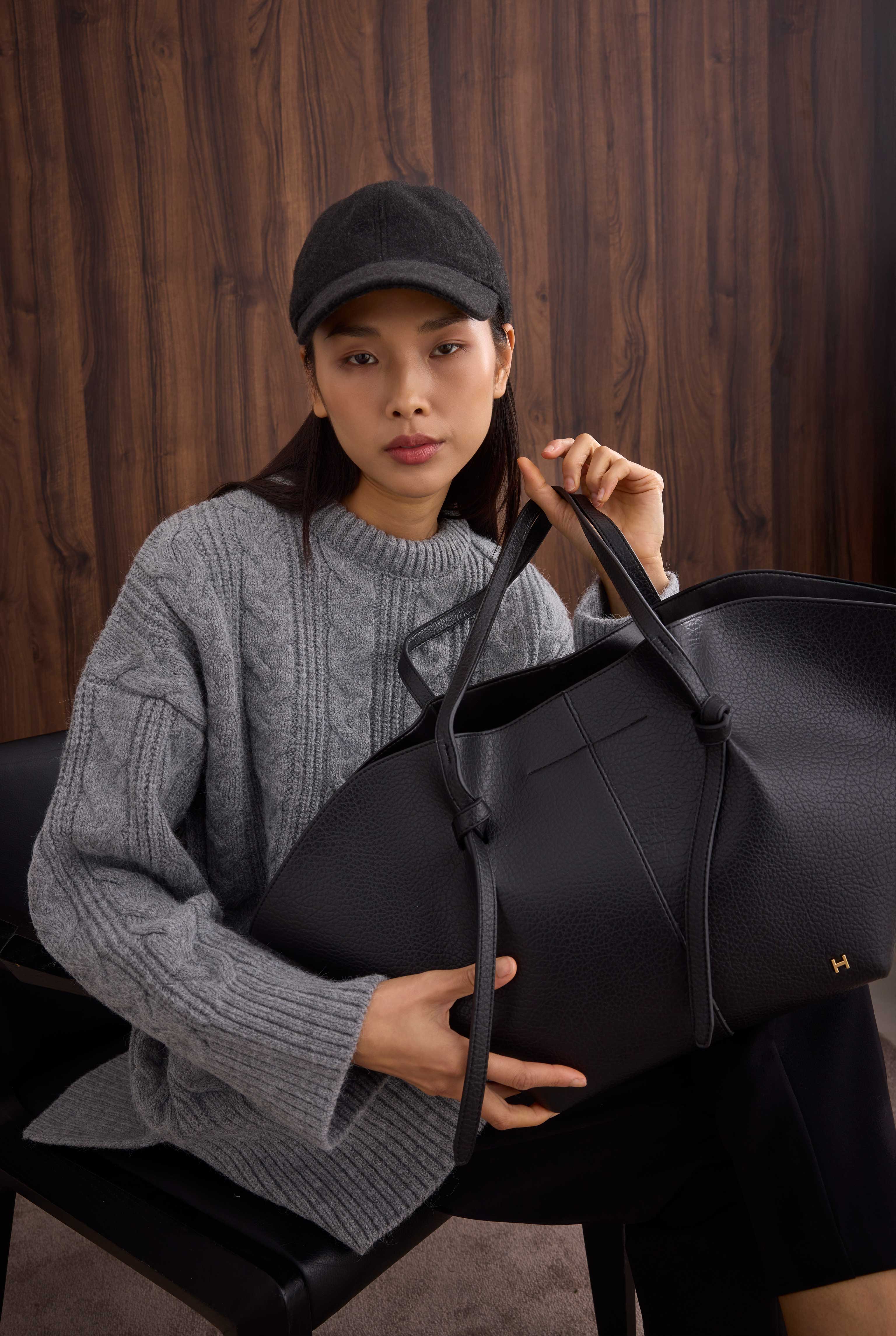 Maxi Shopper Bag Black - 1