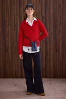 Polo Neck Sweater Red 
