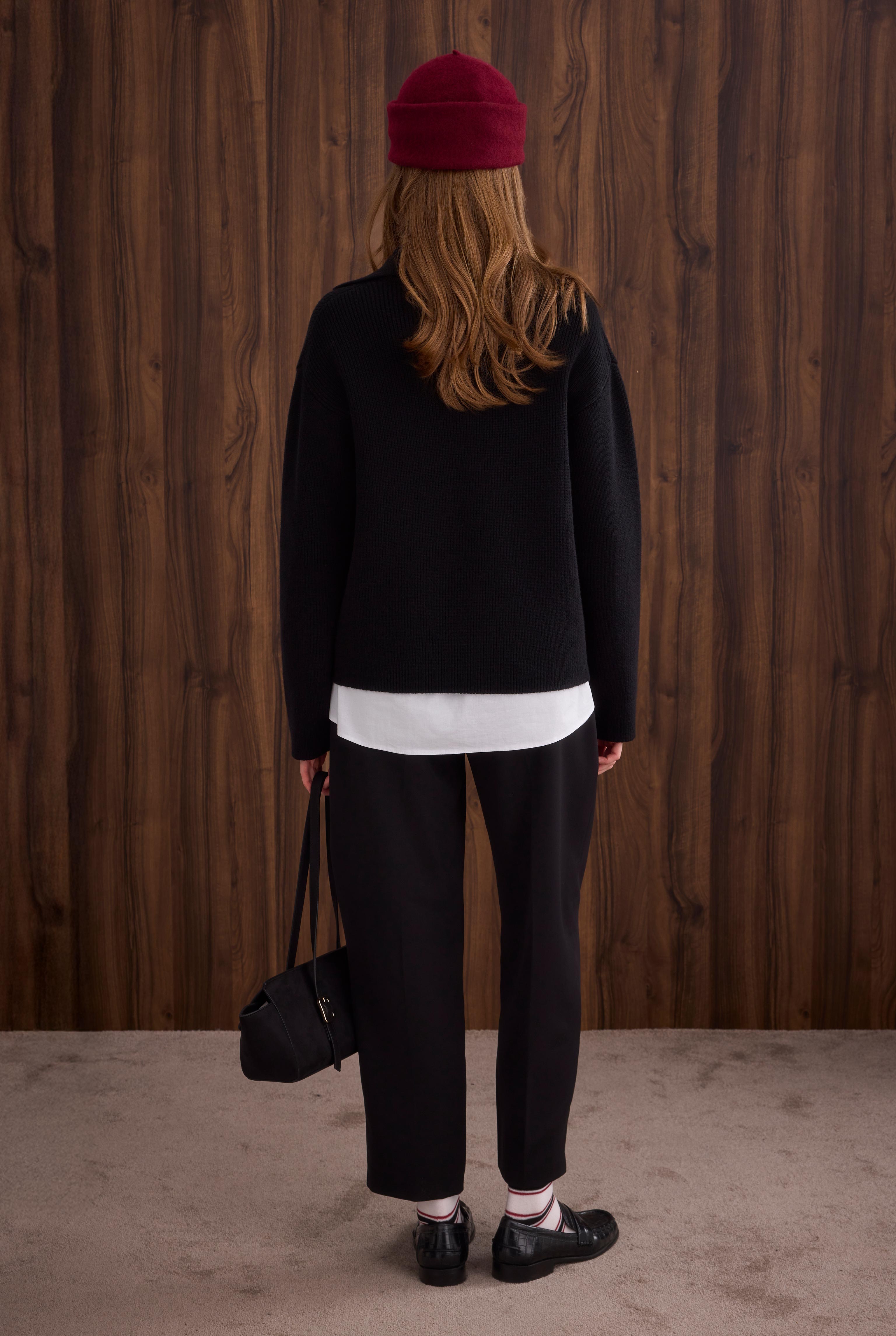 Polo Neck Sweater Black - 4