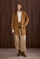 Alpaca Cardigan Mustard 