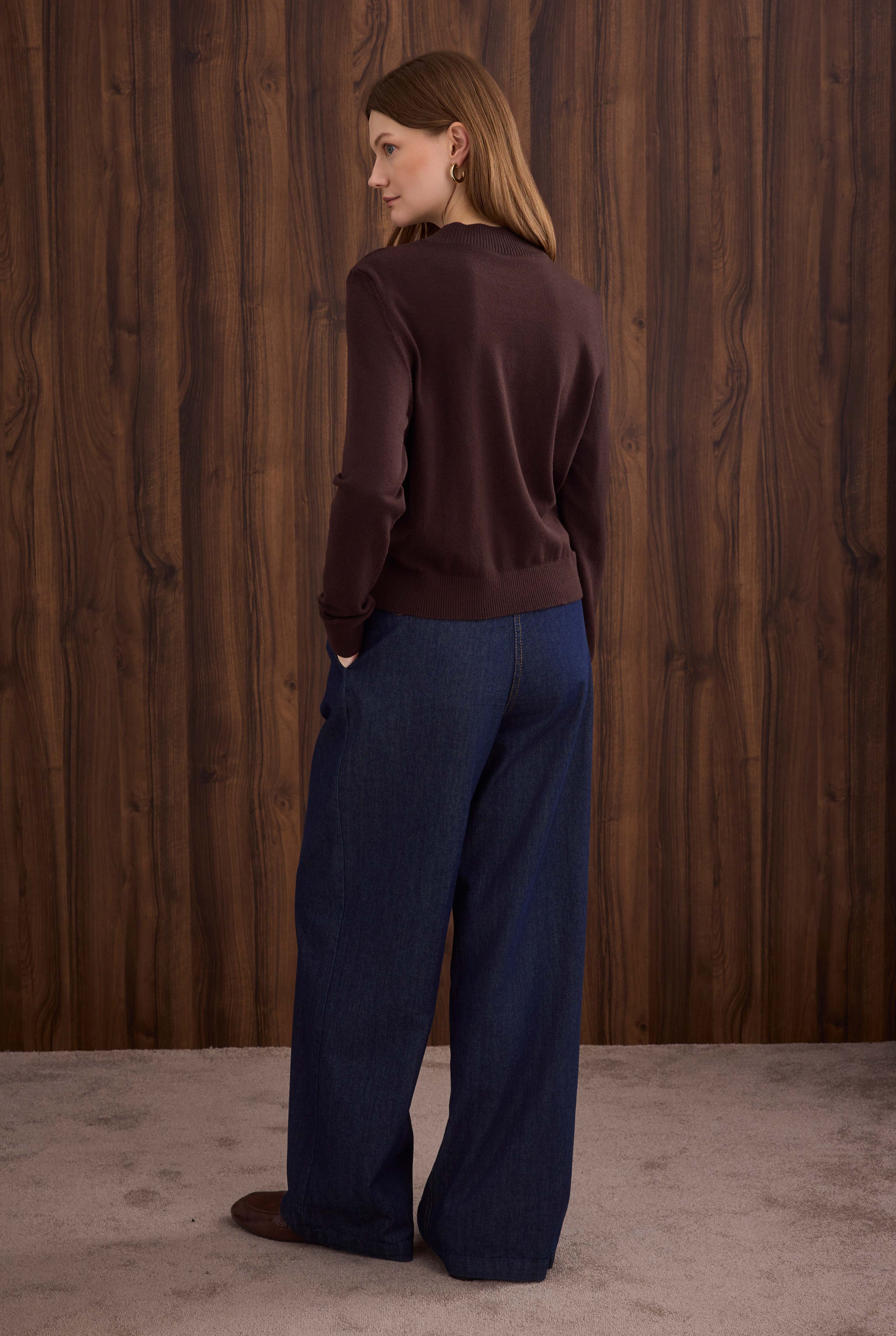 Basic Sweater Brown - 6