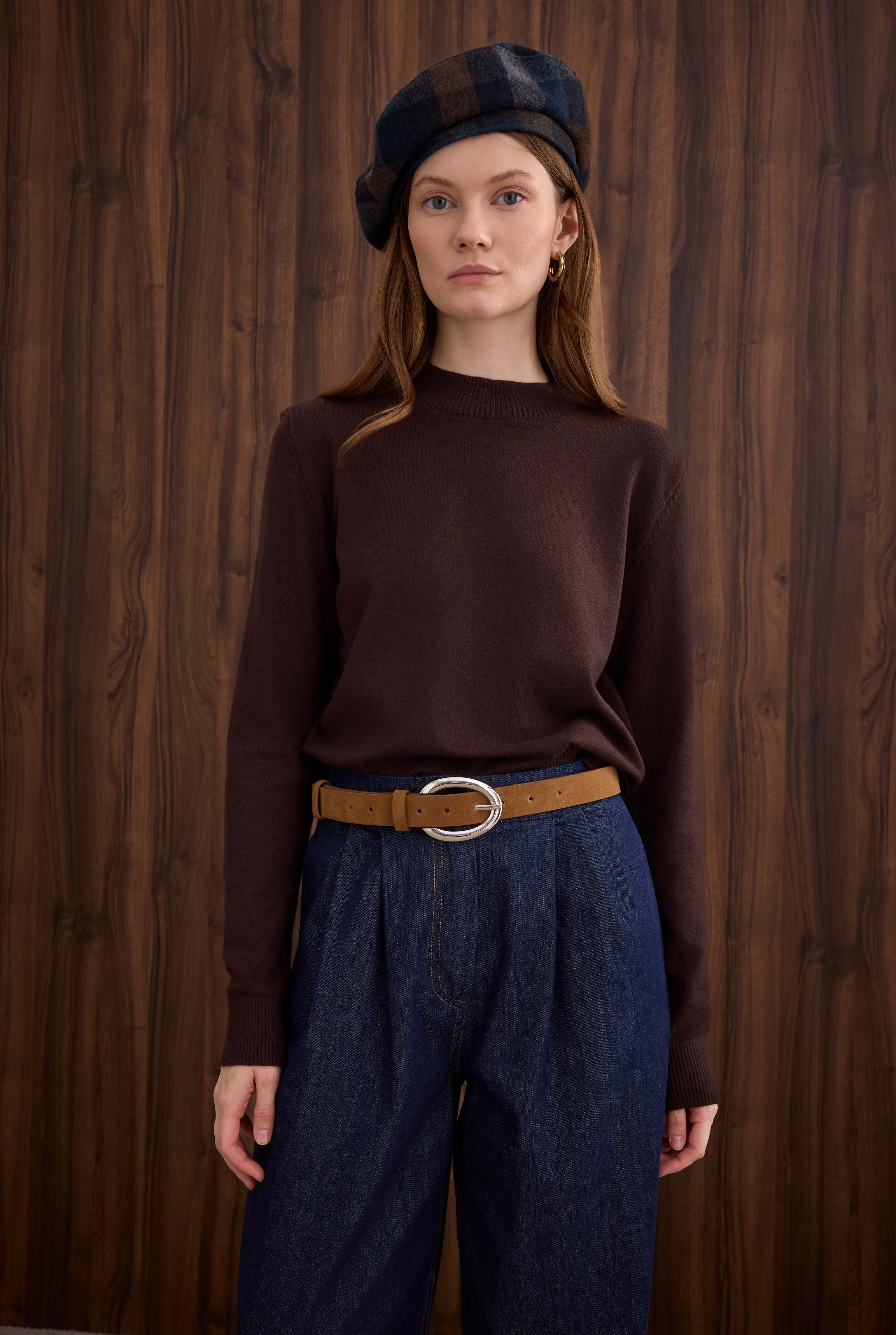 Basic Sweater Brown - 4