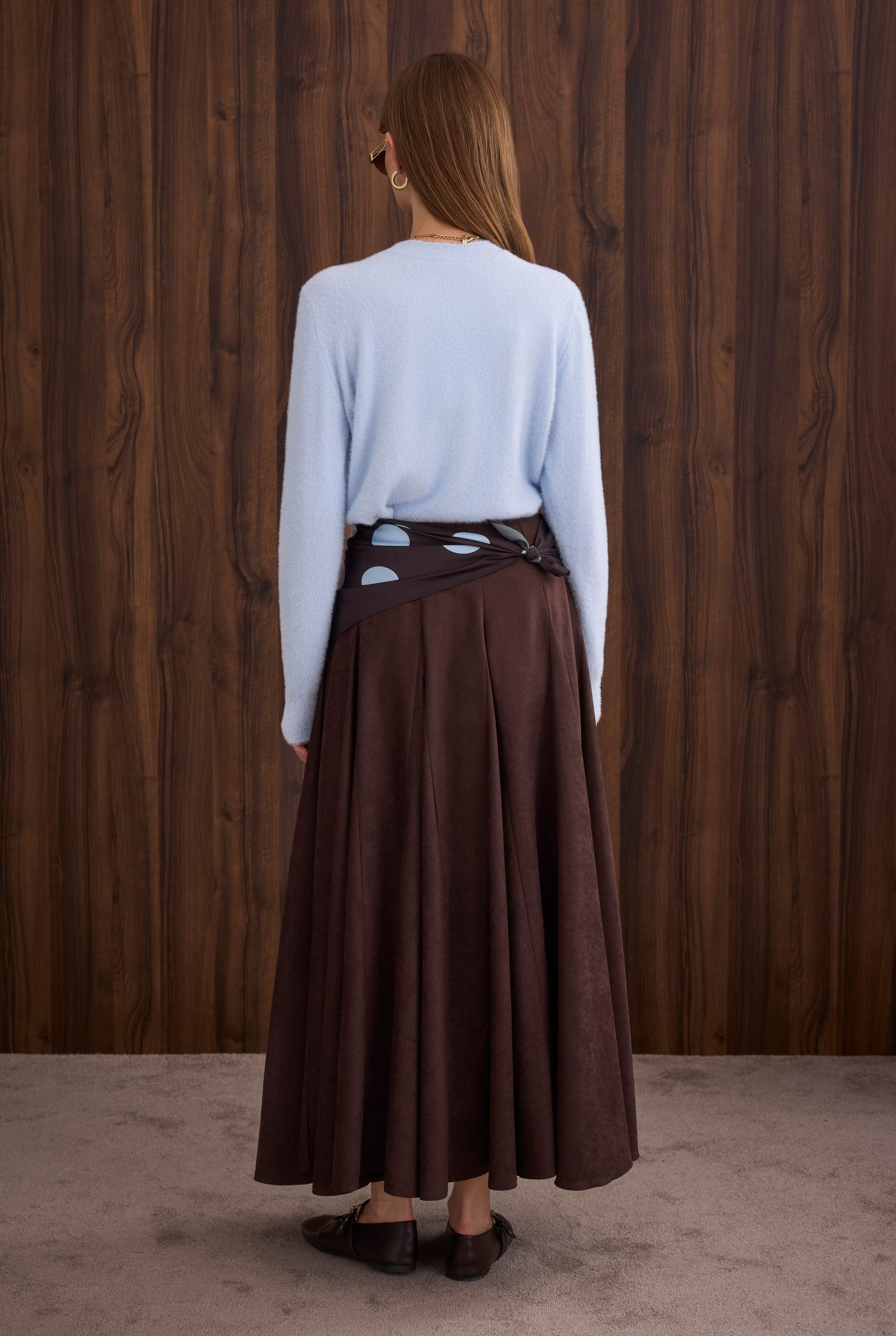 Soft Brushed Basic Sweater Aqua - 4