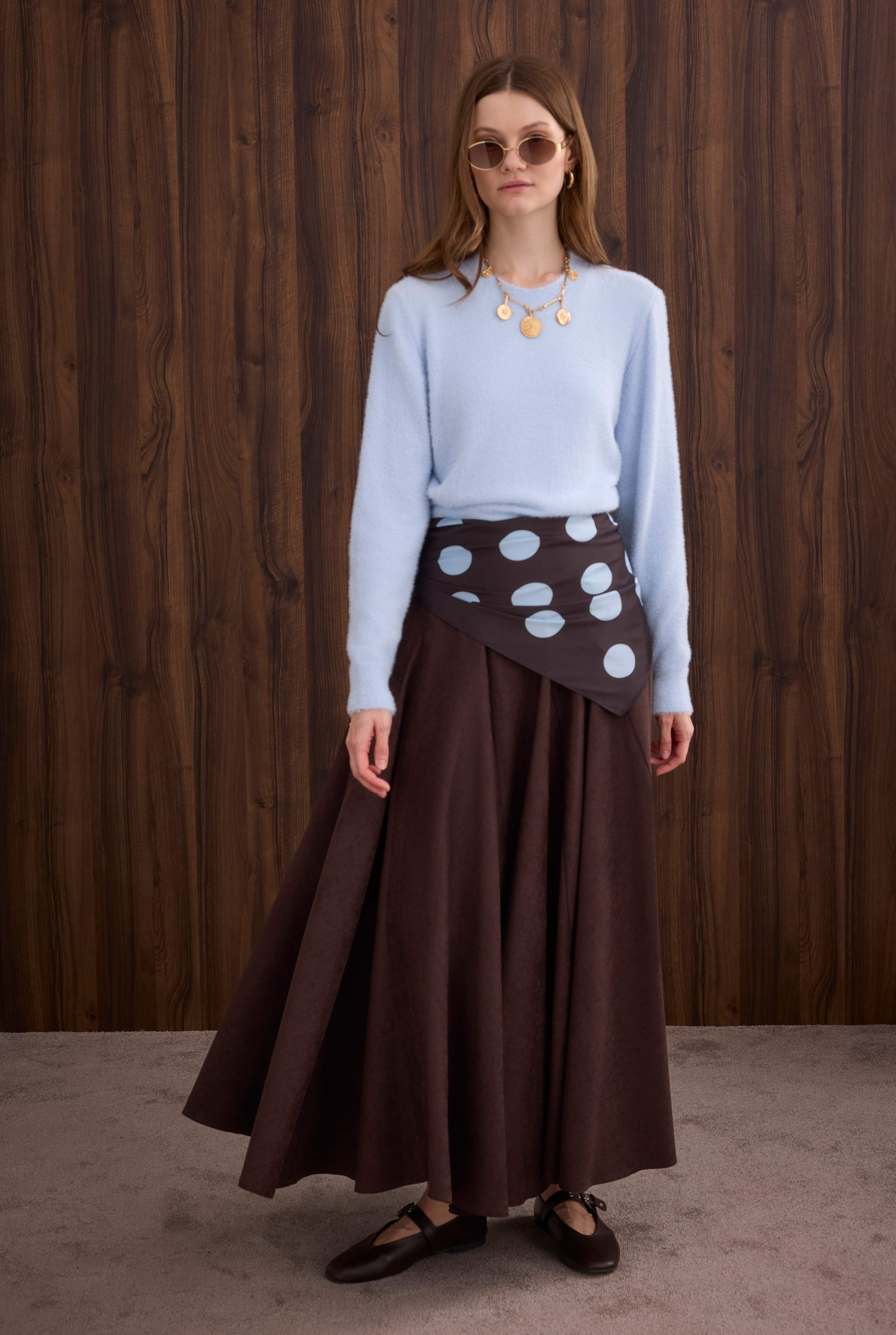 Soft Brushed Basic Sweater Aqua - 2