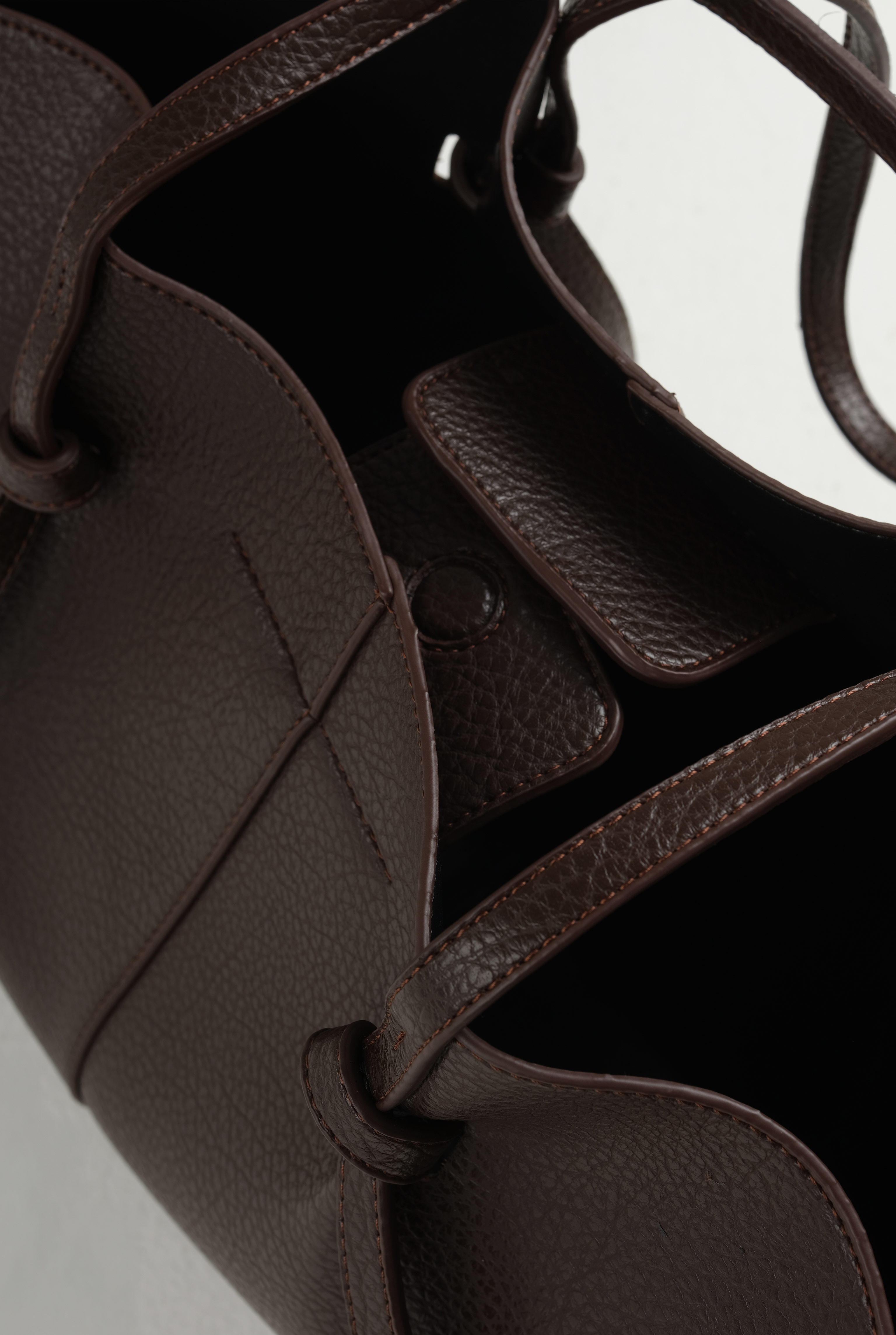 Maxi Shopper Bag Dark Brown - 9