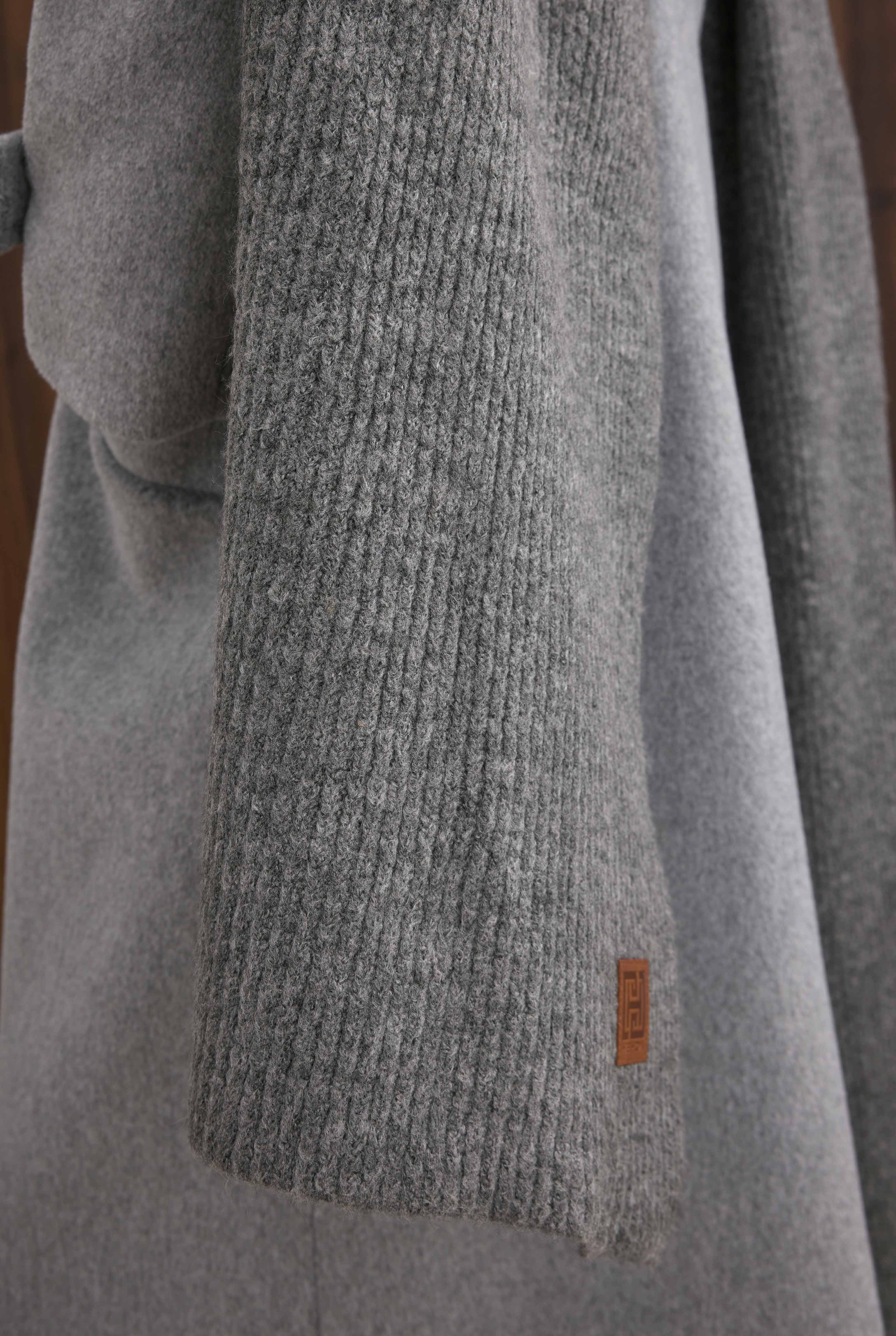 Knitted Kerchief Anthracite - 12