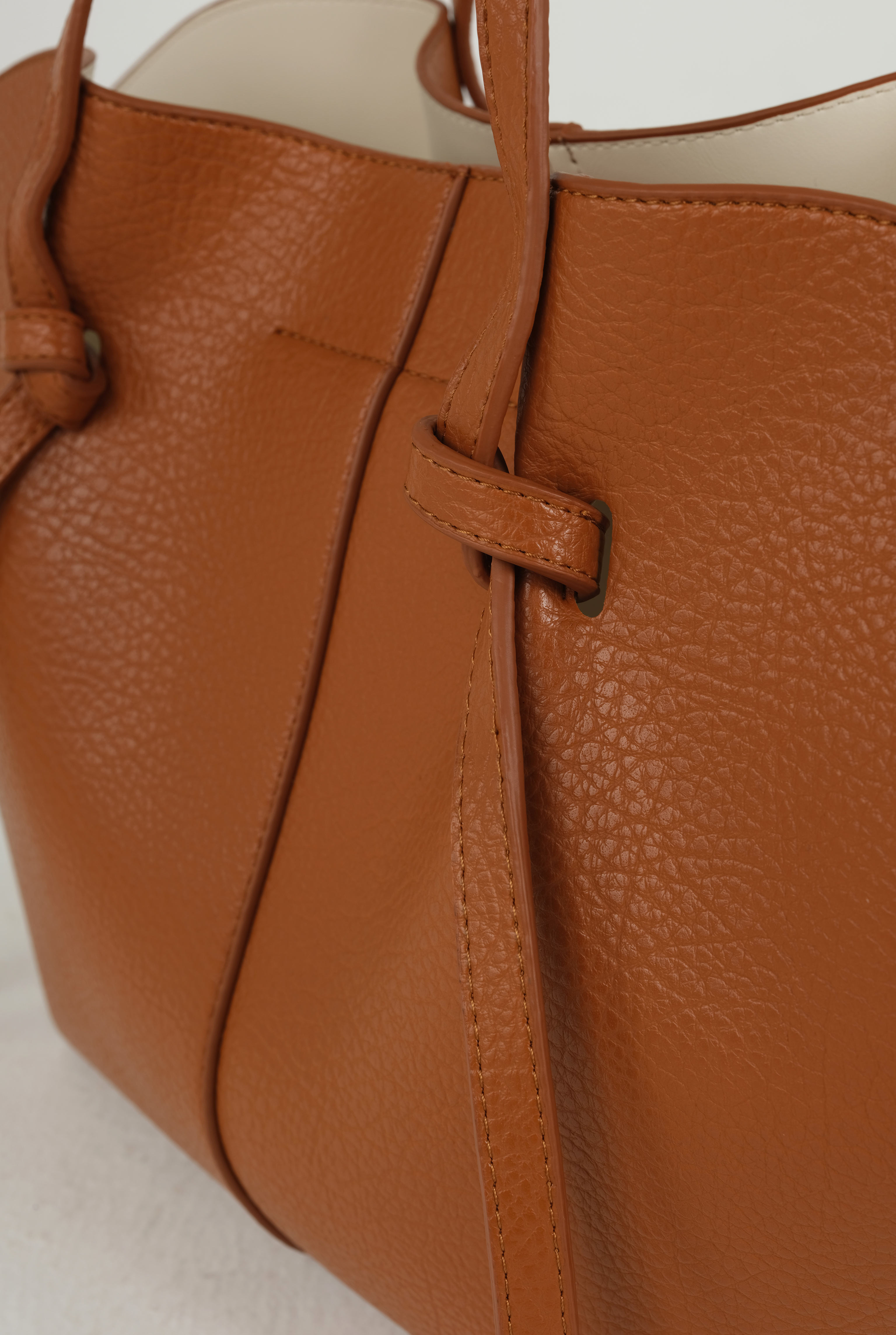 Maxi Shopper Bag Tan - 4