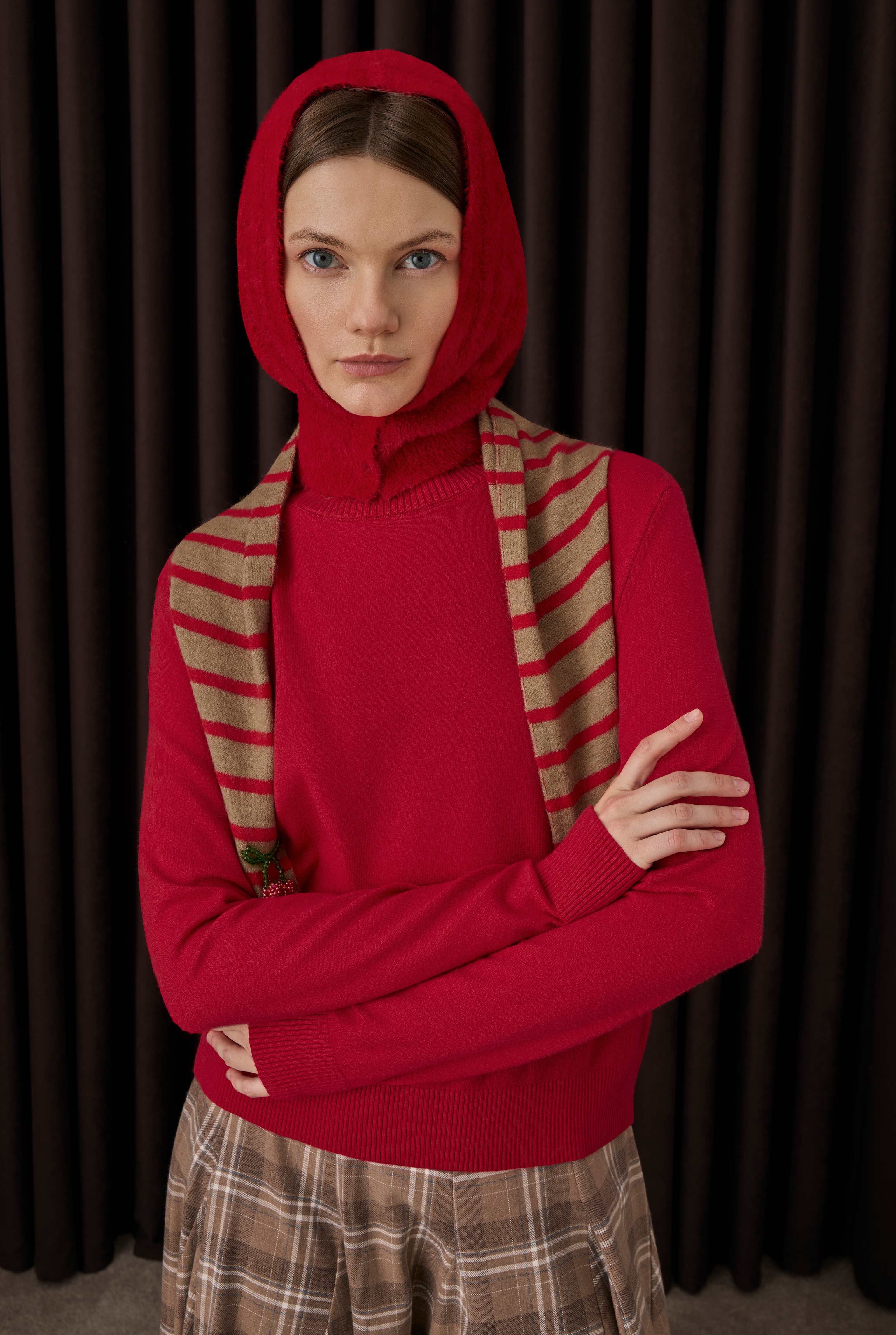 Basic Sweater Red - 1