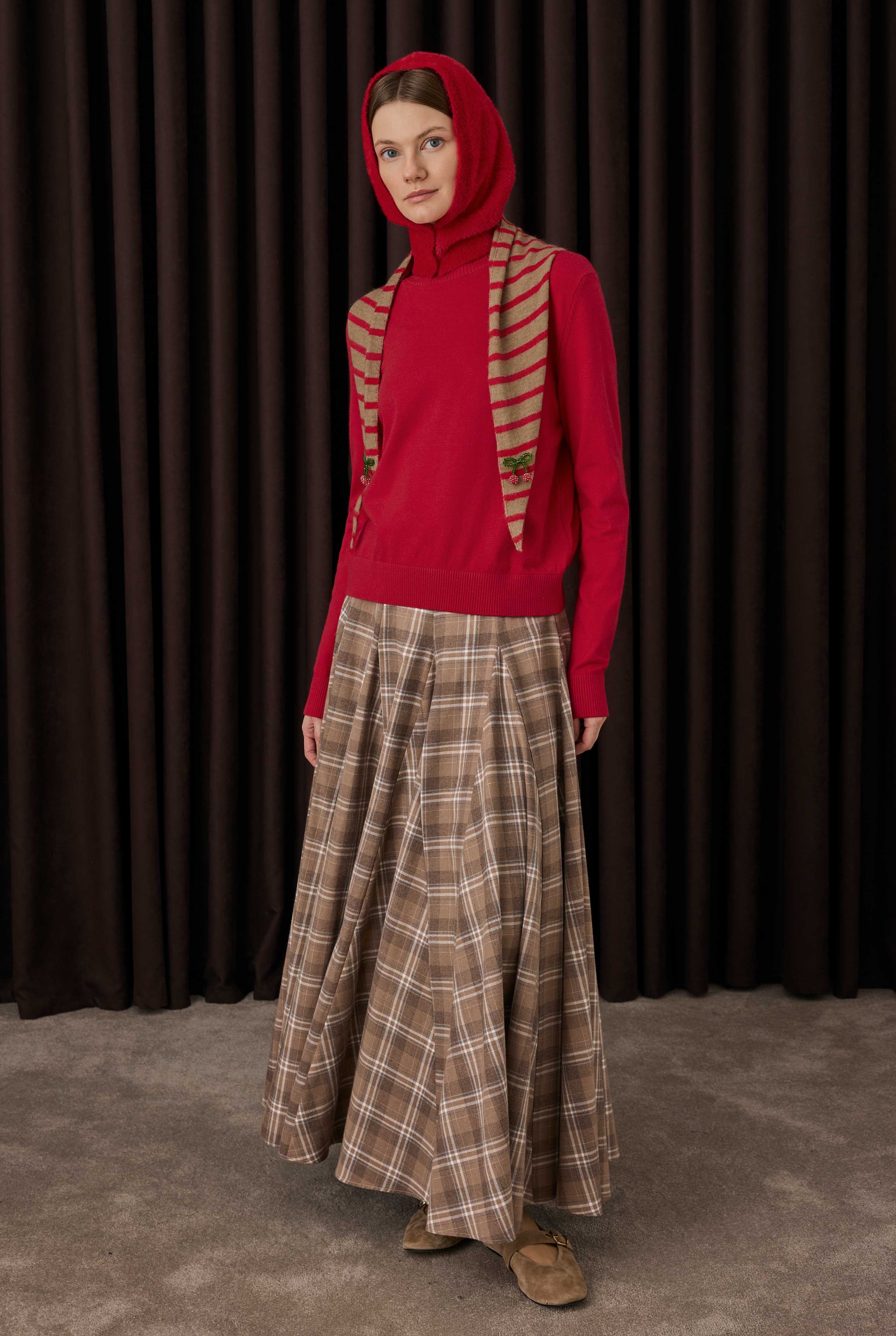Basic Sweater Red - 3