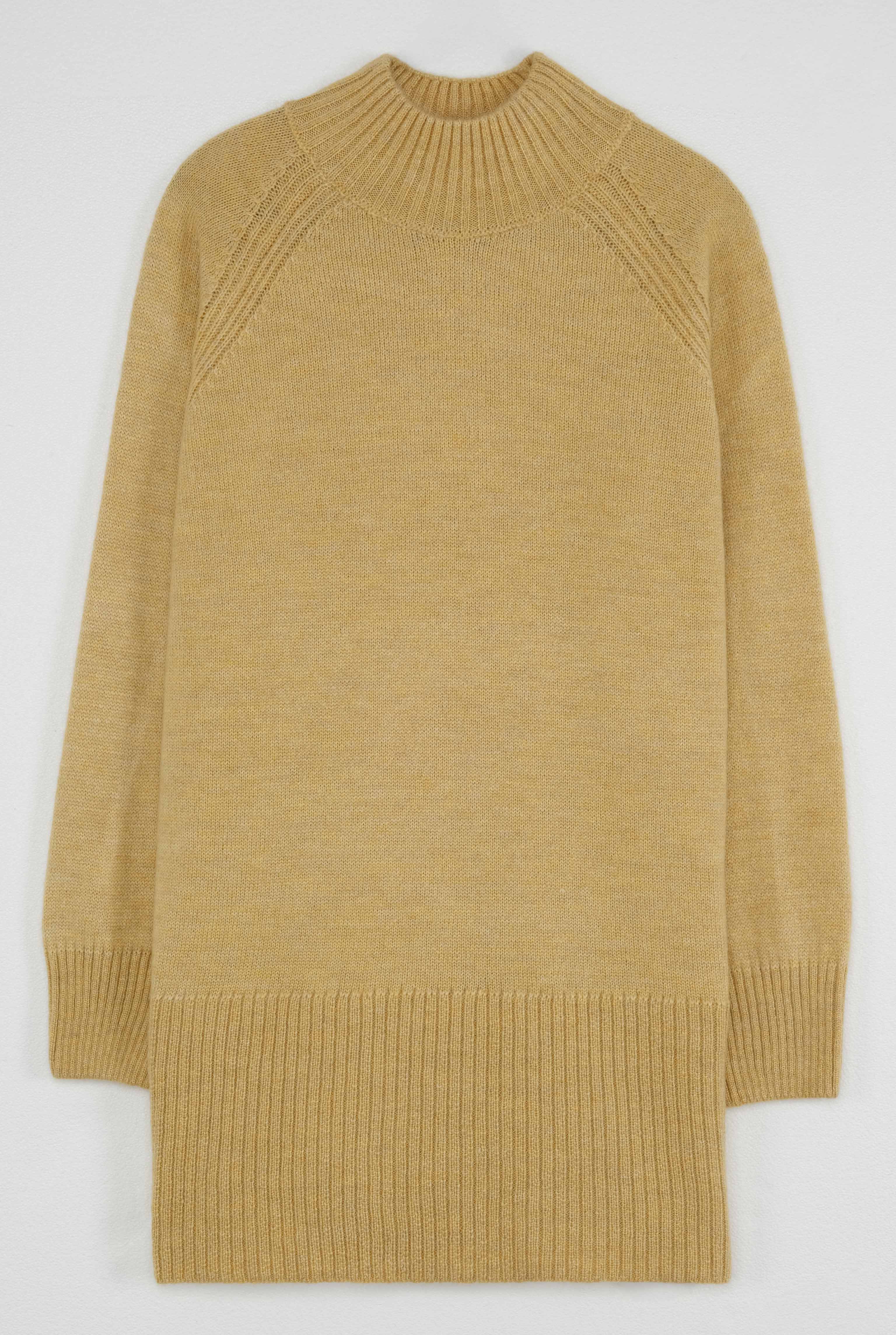 Balıkçı Yaka Basic Kazak Soft Sarı - 6