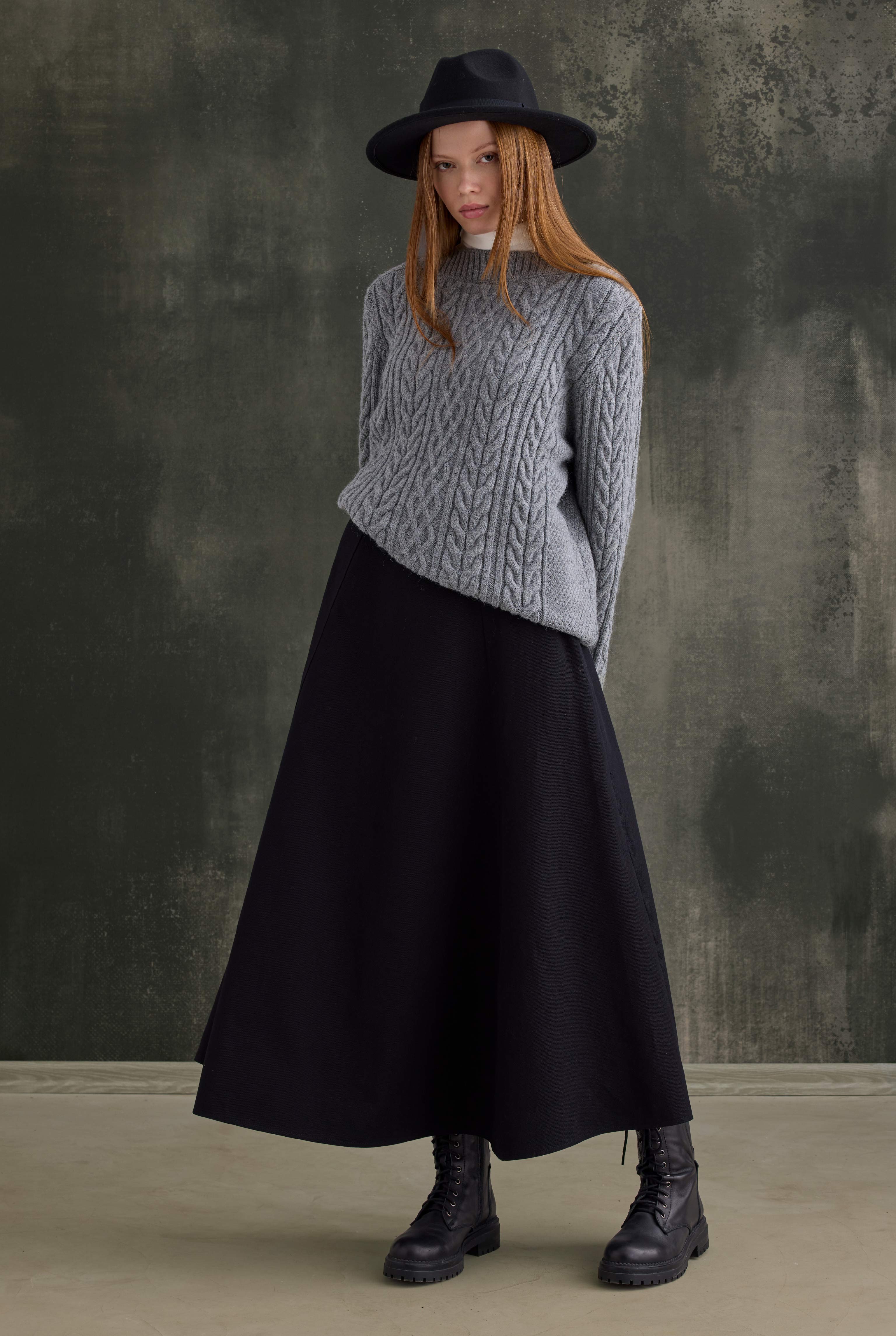Paneled Helen Skirt Black - 4