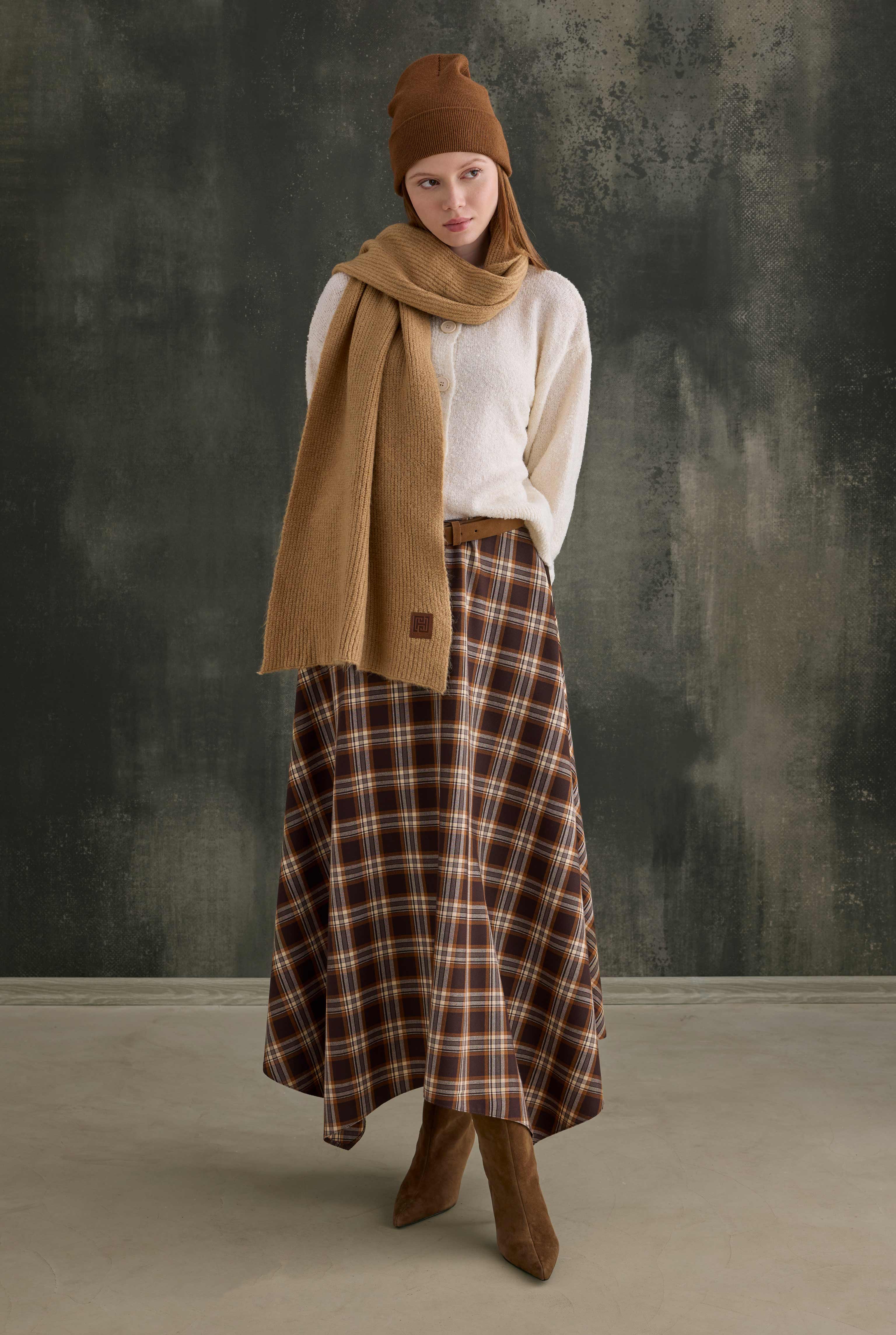 Boucle Cardigan Bone - 2