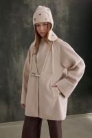 Belt Detailed Coat Bone 