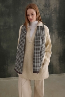 Long Polo Neck Sweater Bone 