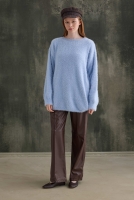 Soft Fuzzy Sweater Aqua 