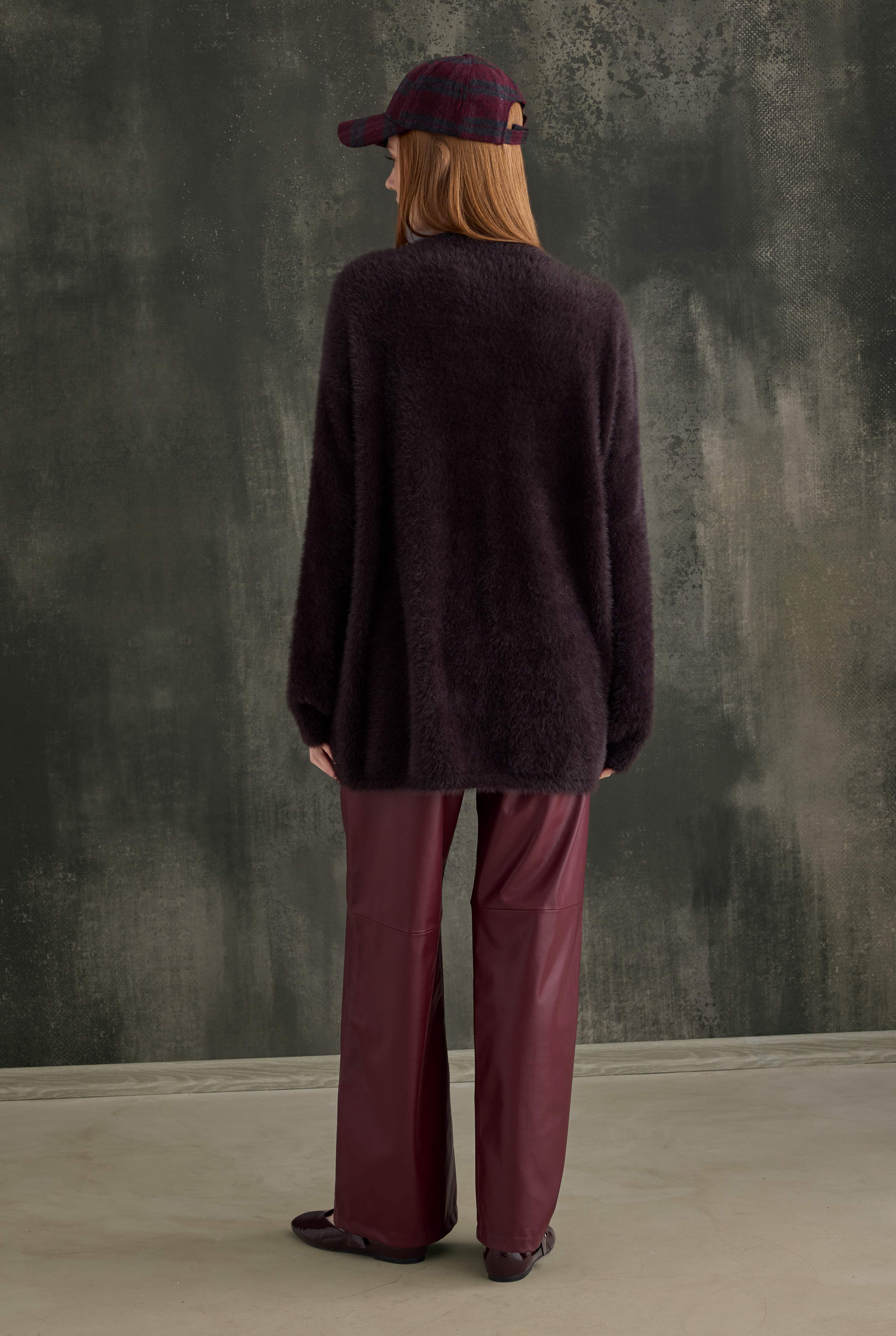 Soft Fuzzy Sweater Chestnuts - 2