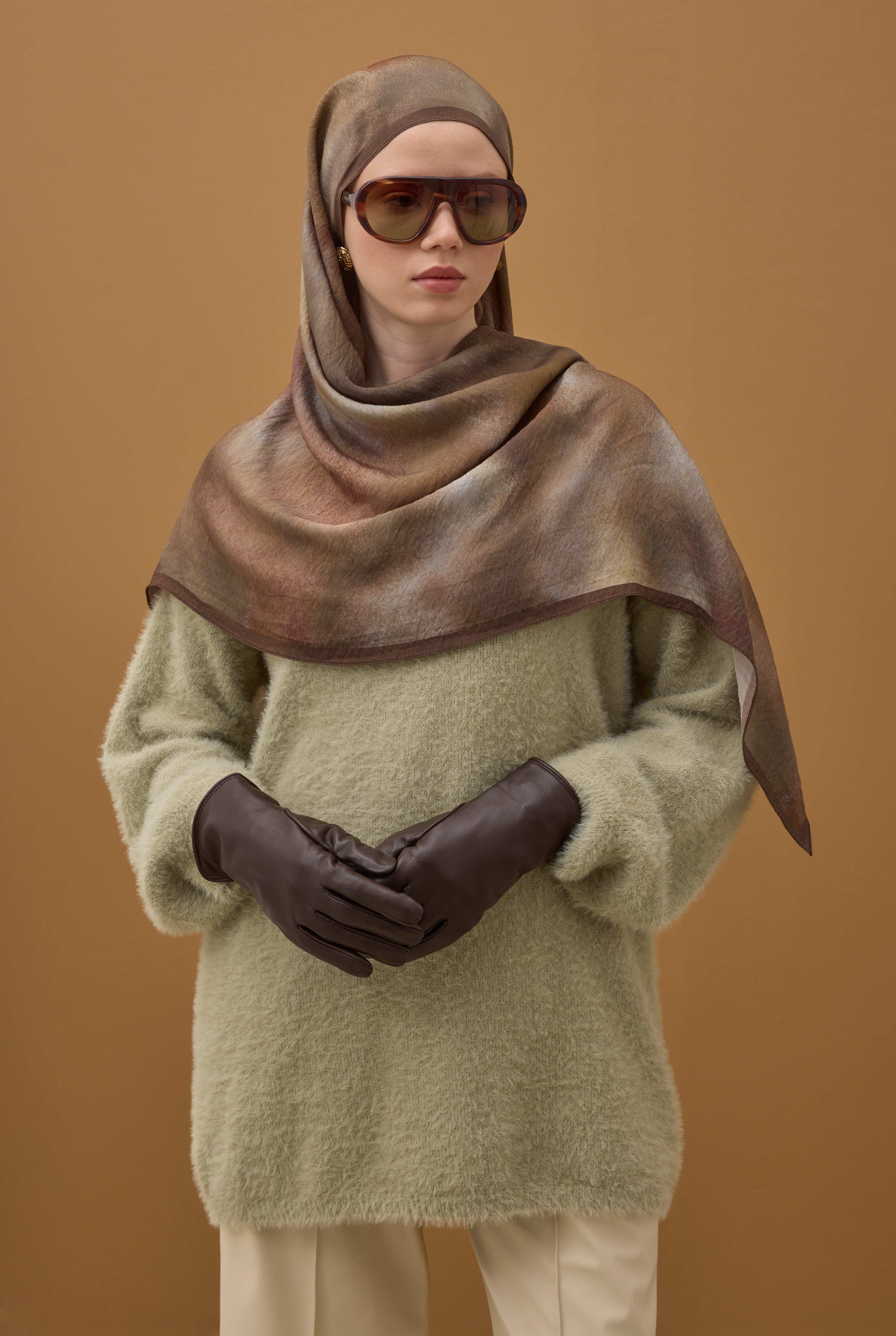 Soft Fuzzy Sweater Almond Green - 7