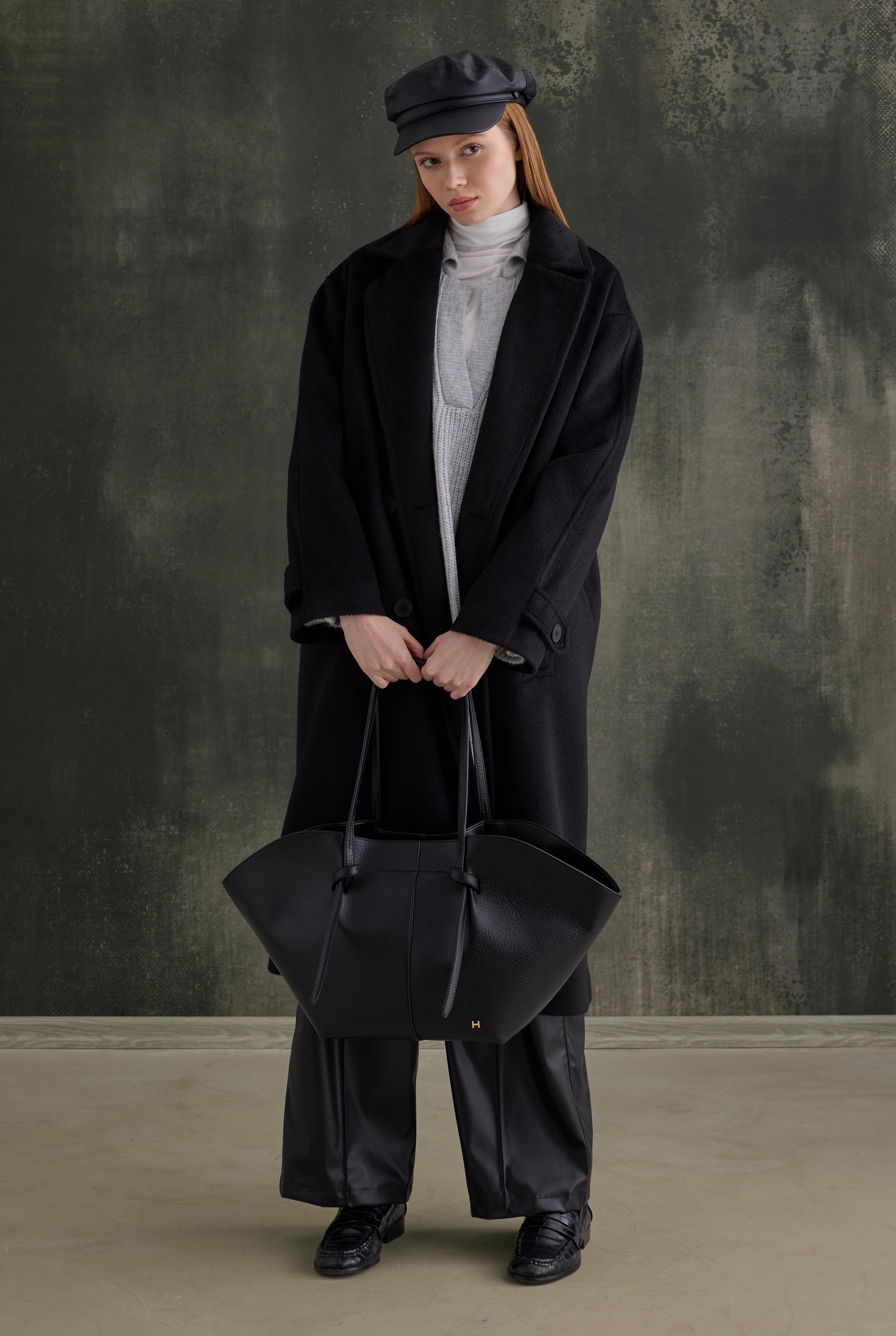 Maxi Shopper Bag Black - 8