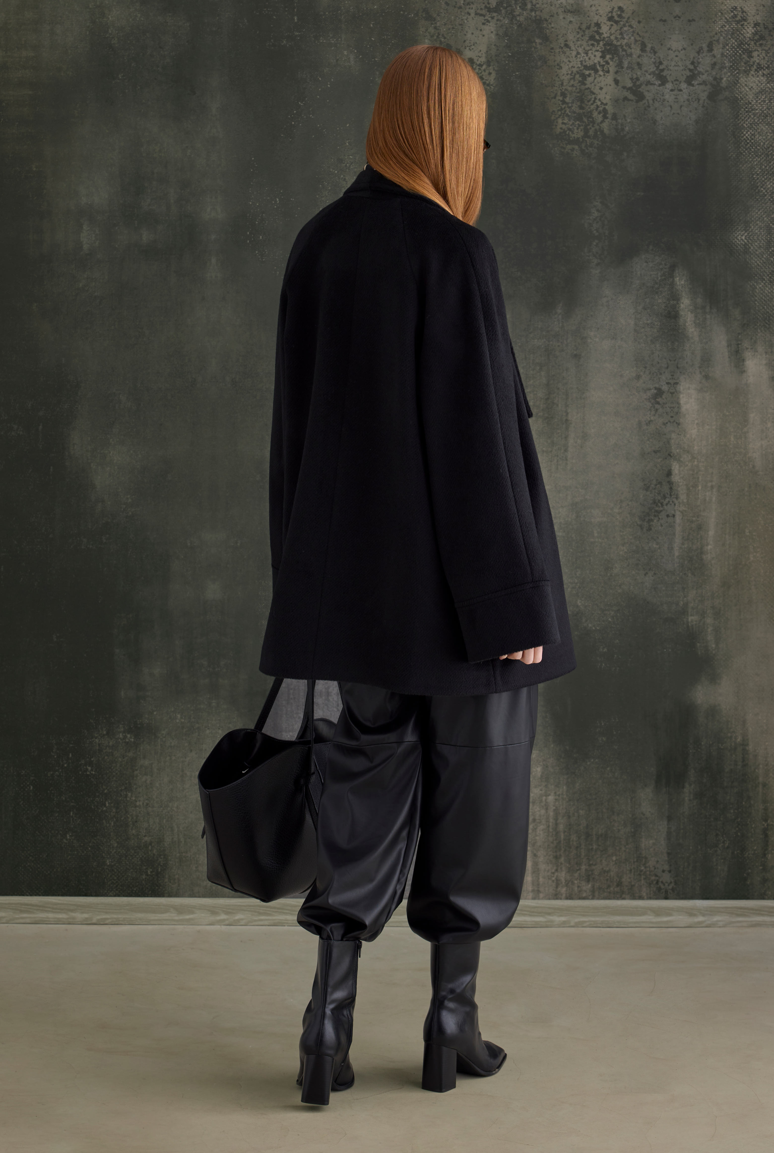 Belt Detailed Coat Black - 5