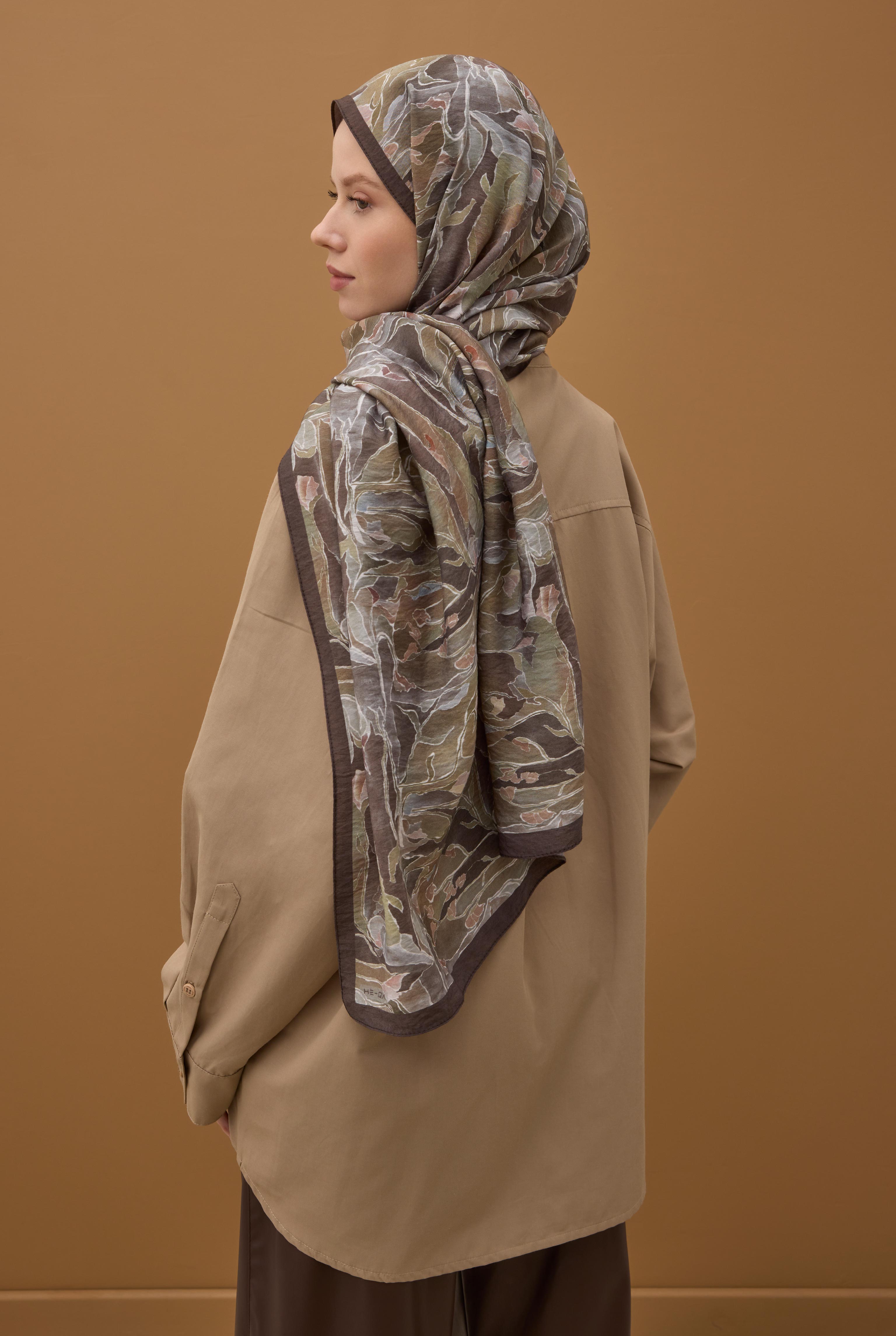 Frame Bloom Shawl Brown - 8