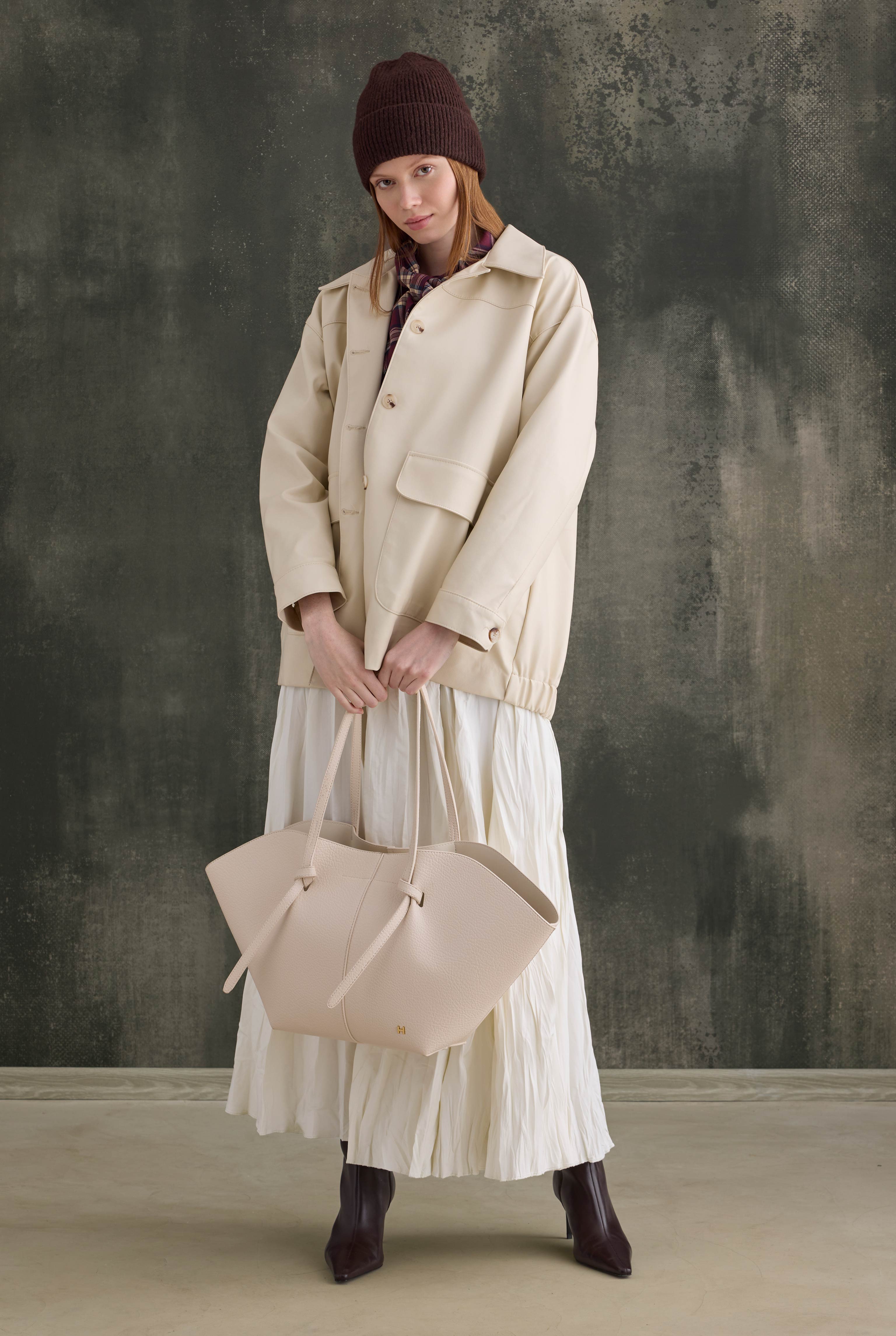 Maxi Shopper Bag Ecru - 3