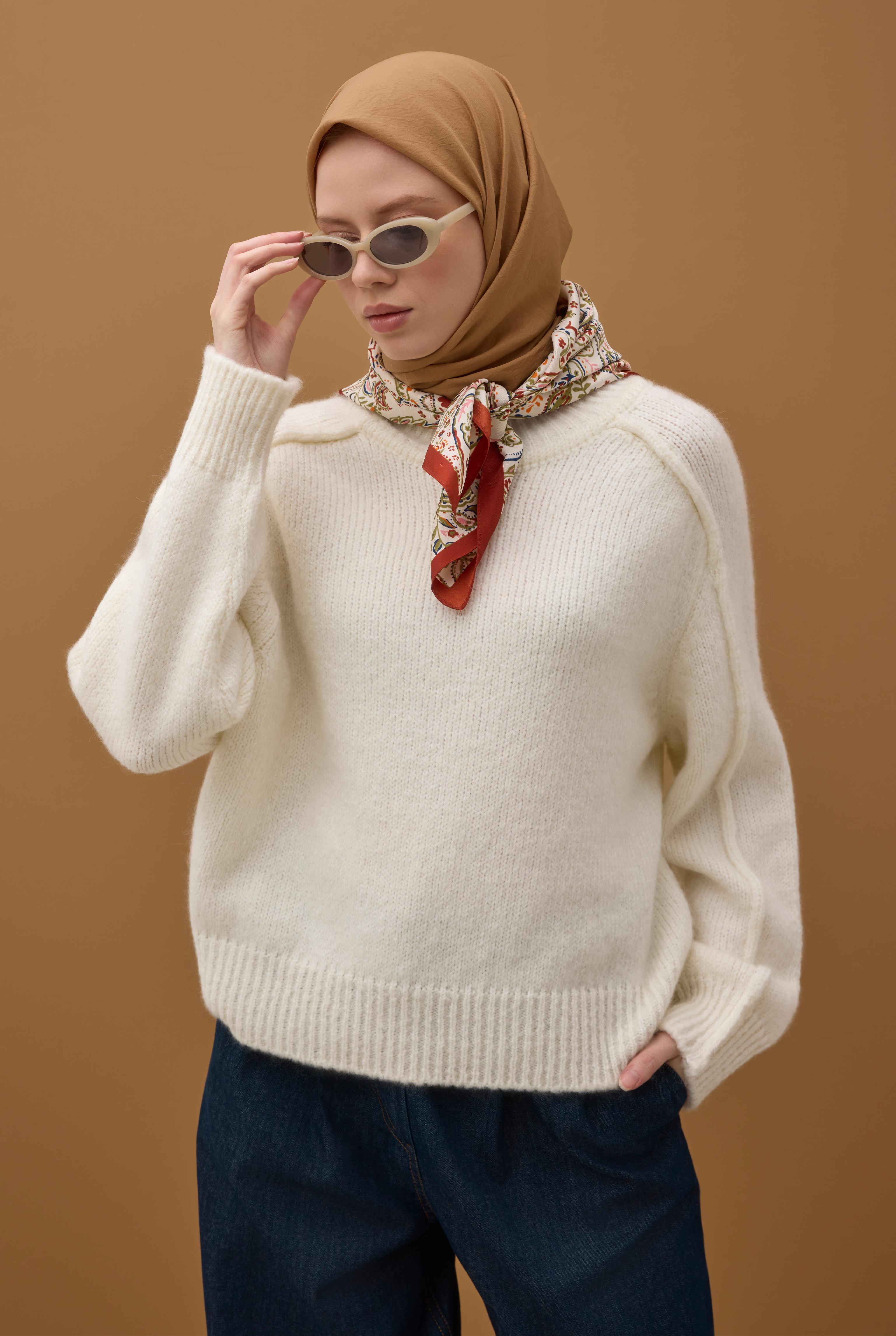 Soft Wrinkled Scarf Salmon - 5