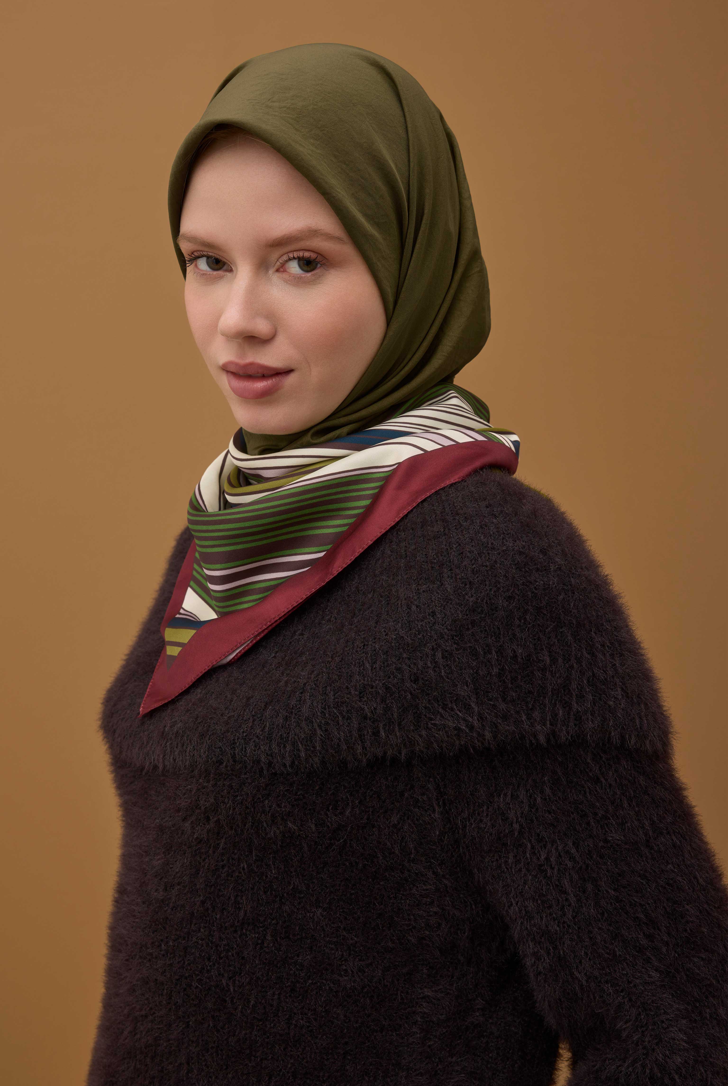Soft Wrinkled Scarf Avocado - 2