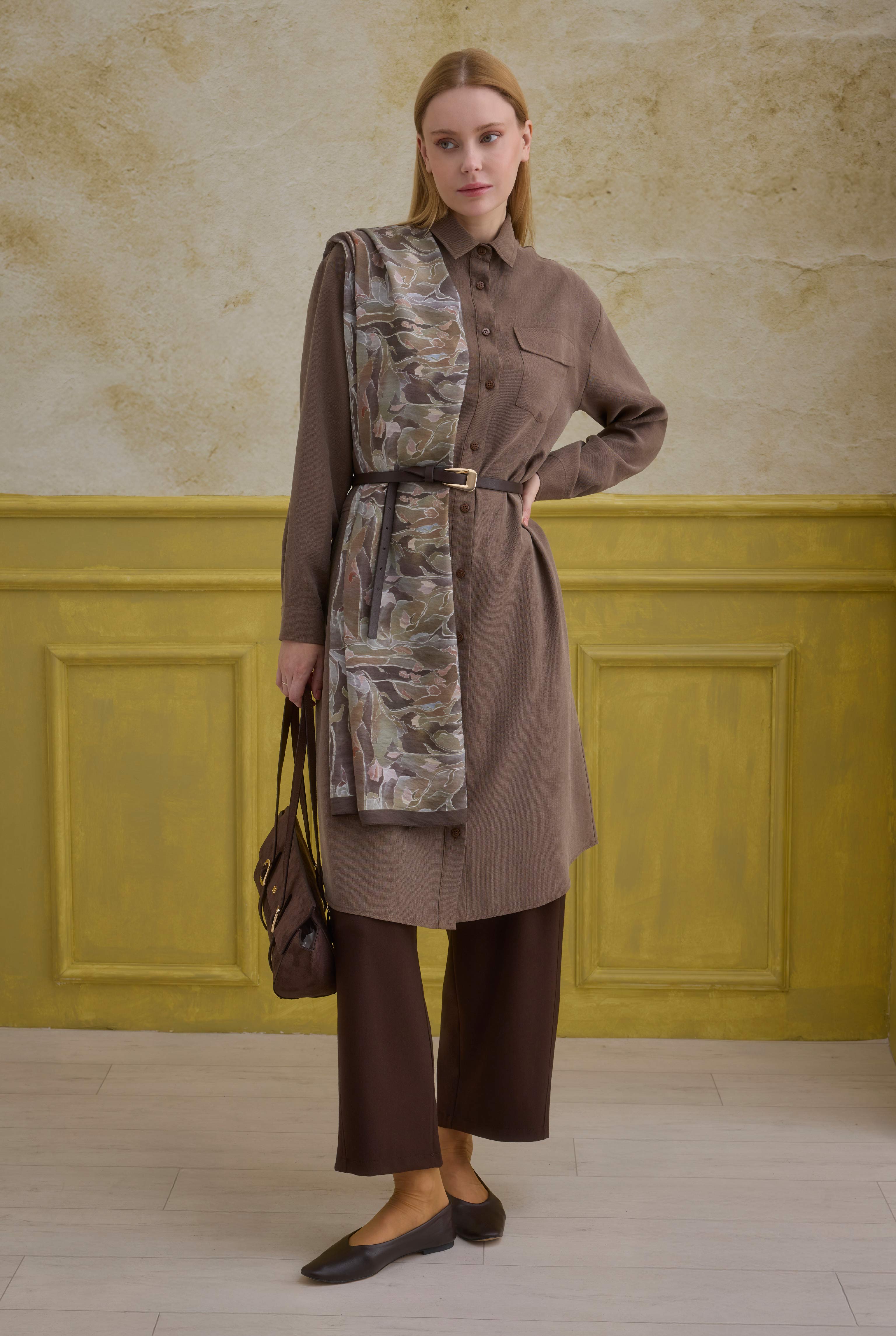 Partite Modal Shirt Hazelnut - 1