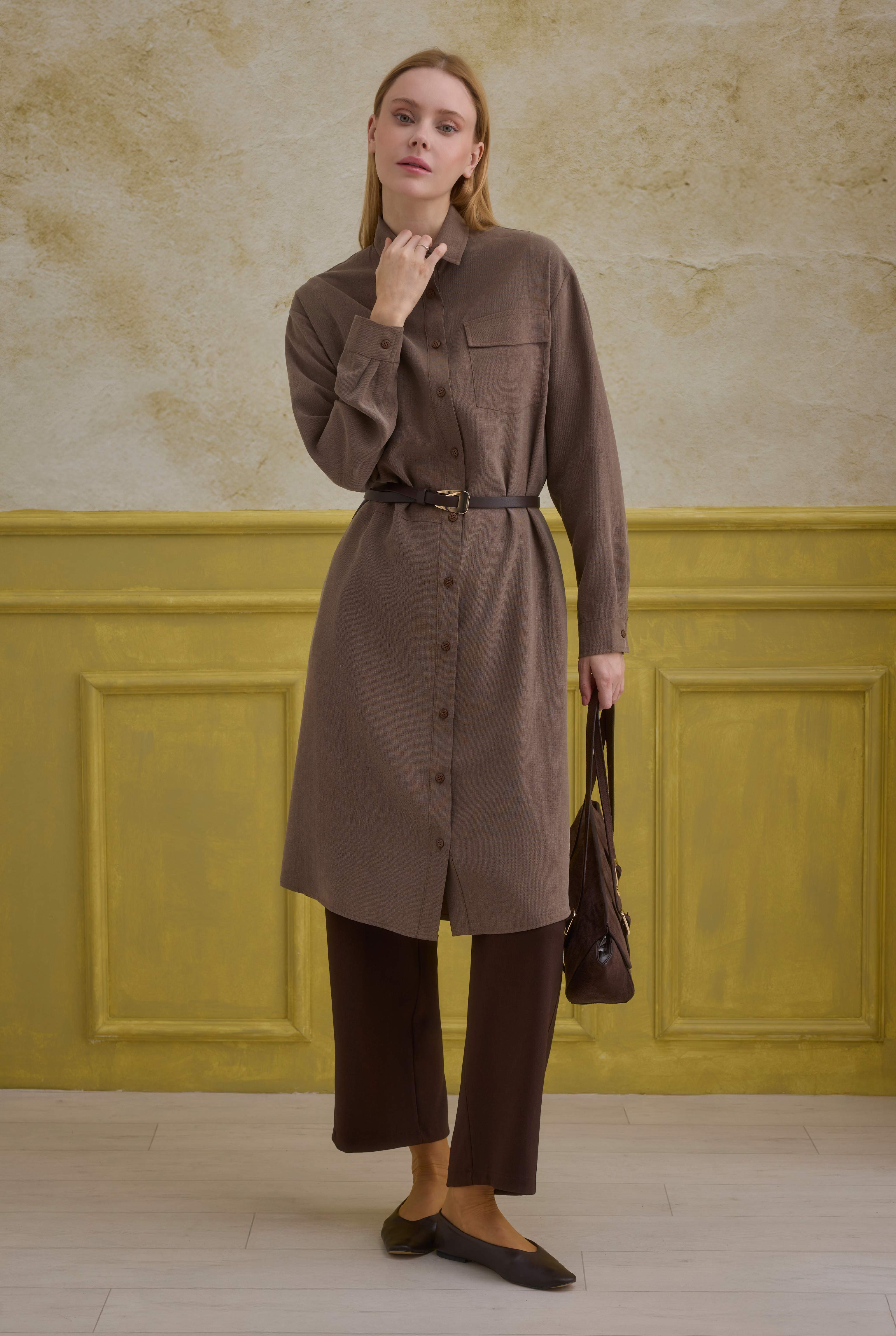 Partite Modal Shirt Hazelnut - 2