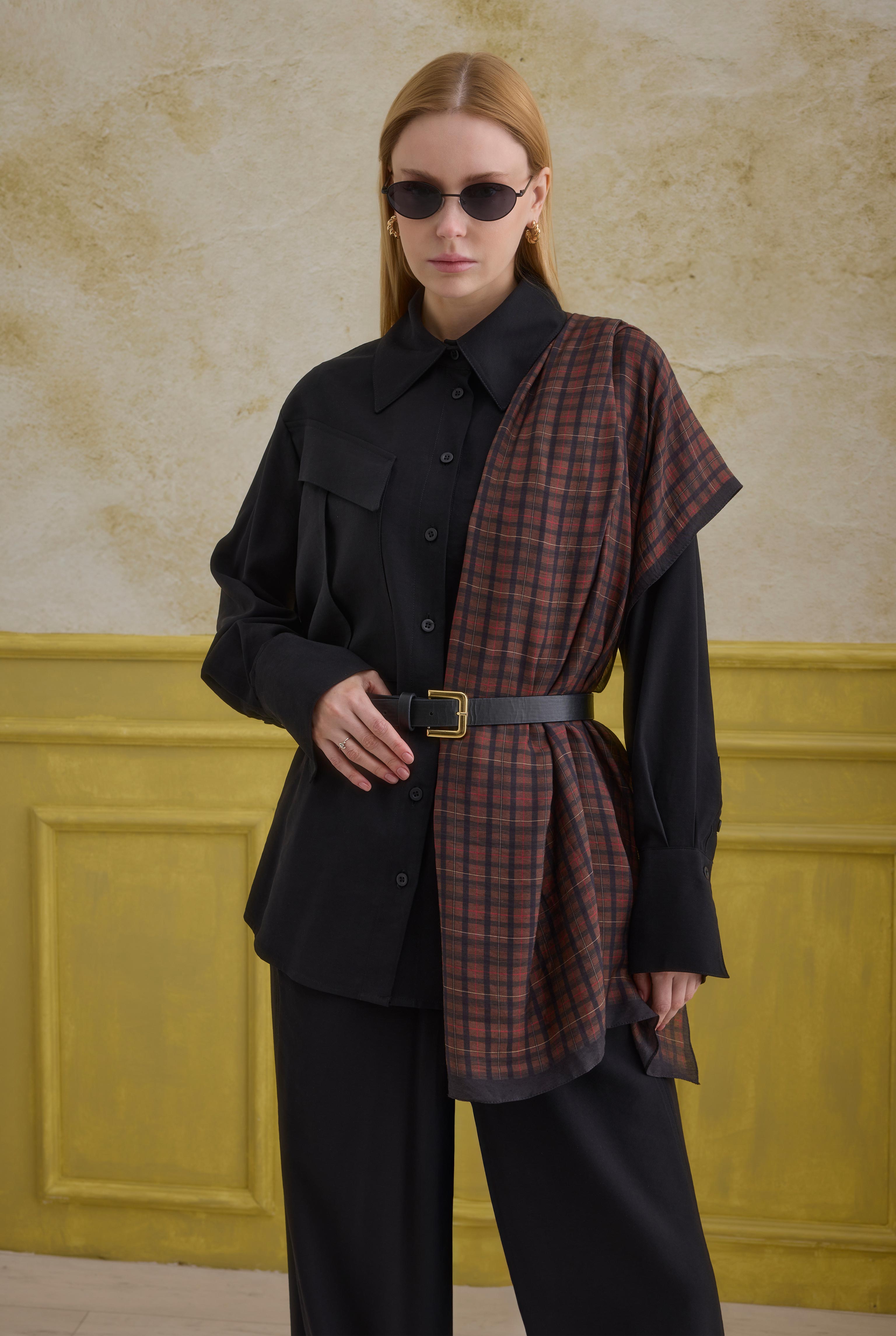 Modern Pocket Detailed Shirt Black - 3